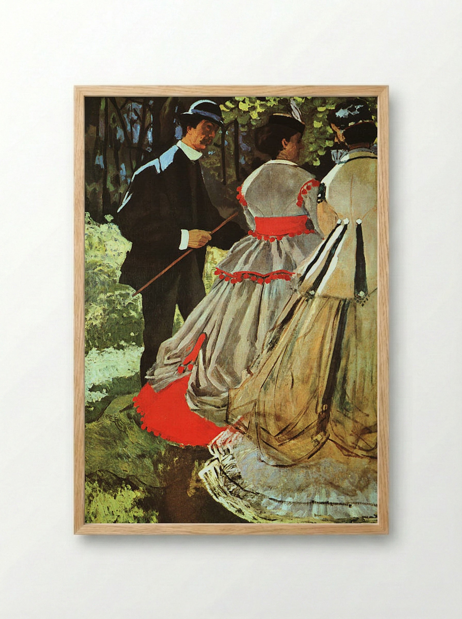 The Picnic - James Tissot - Framed Print Wood