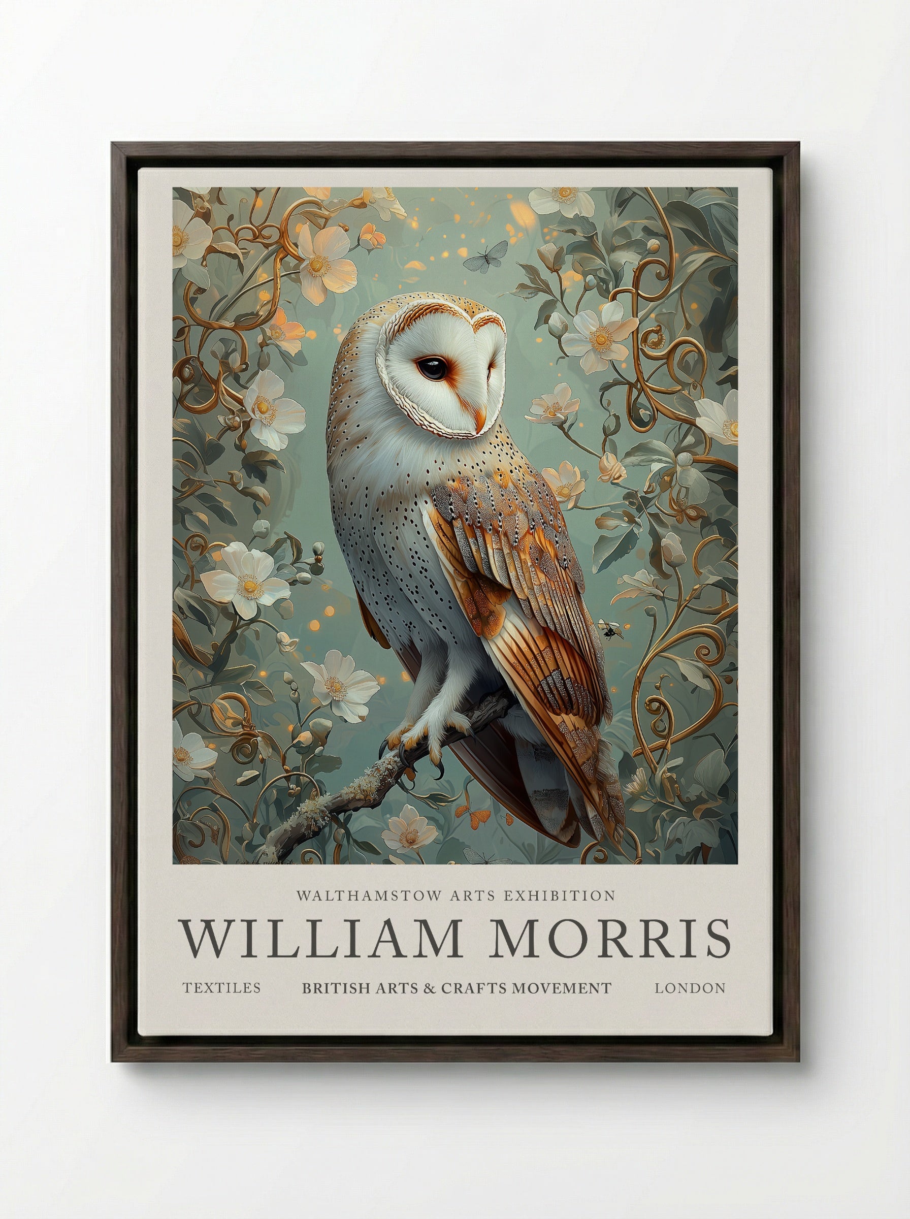 Barn Owl Whispering Wings - William Morris