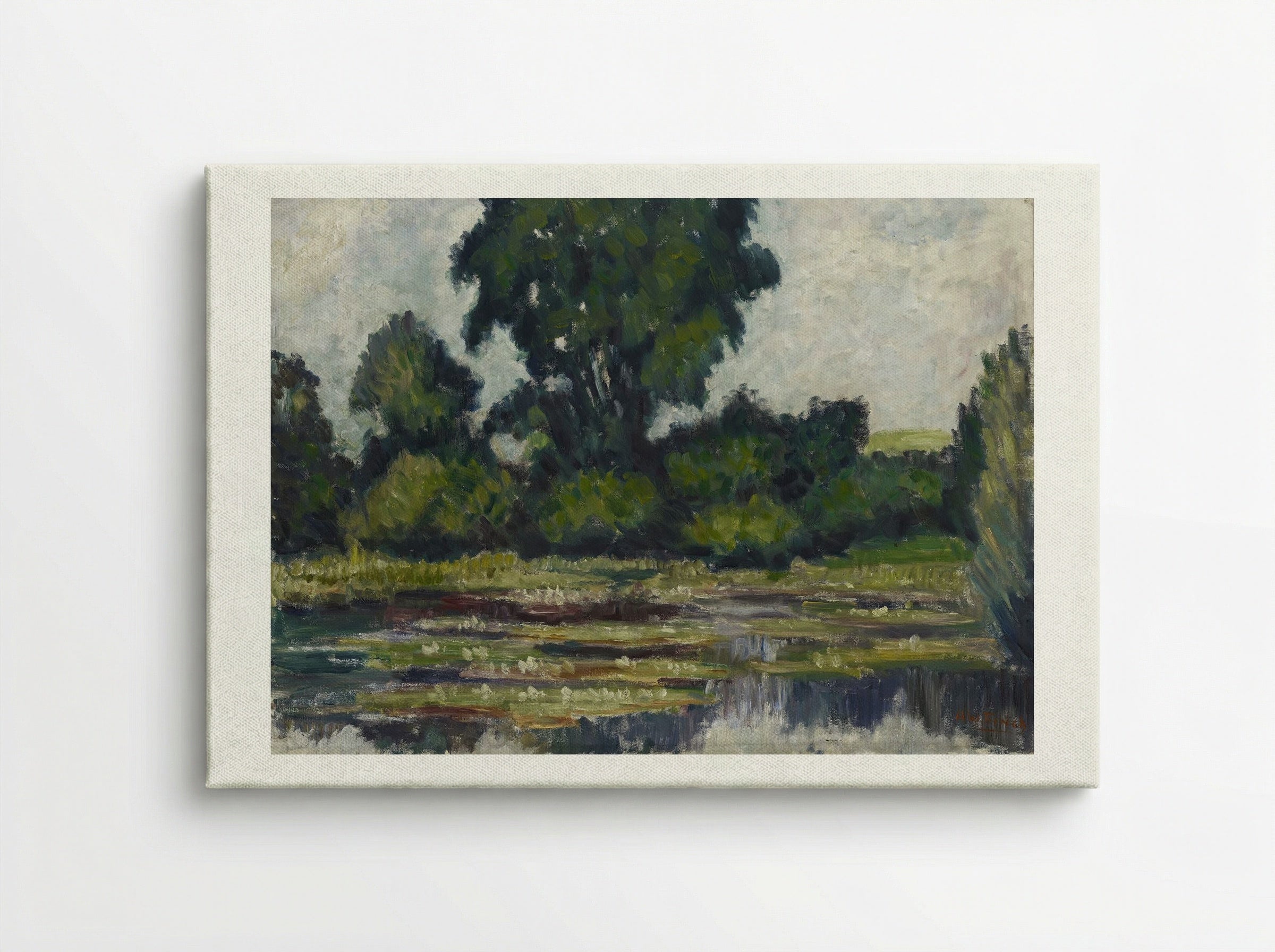 Lumpeita (Water Lilies) - Alfred William Finch - Canvas