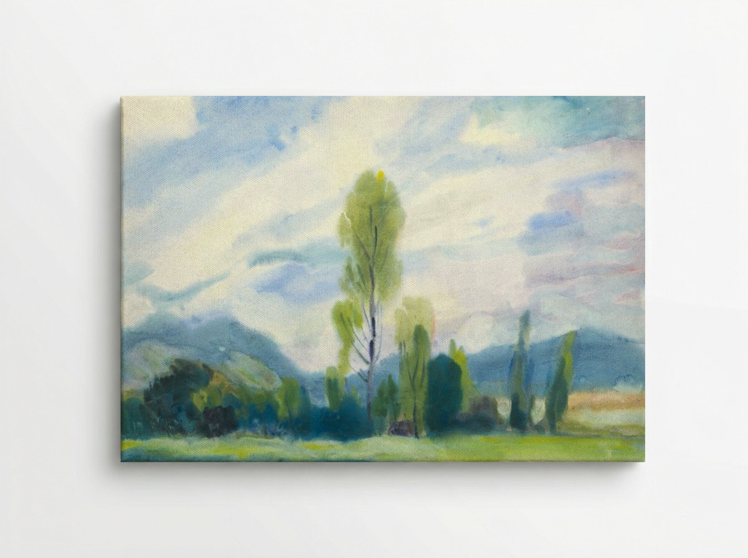 Landscape below the Low Tatras - Zolo Palugyay - Canvas