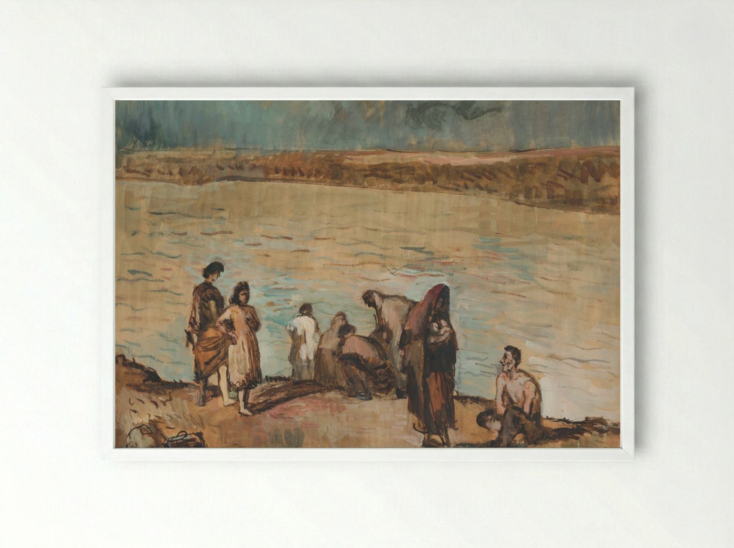 Homeless - Cyprián Majerník - Framed Print White