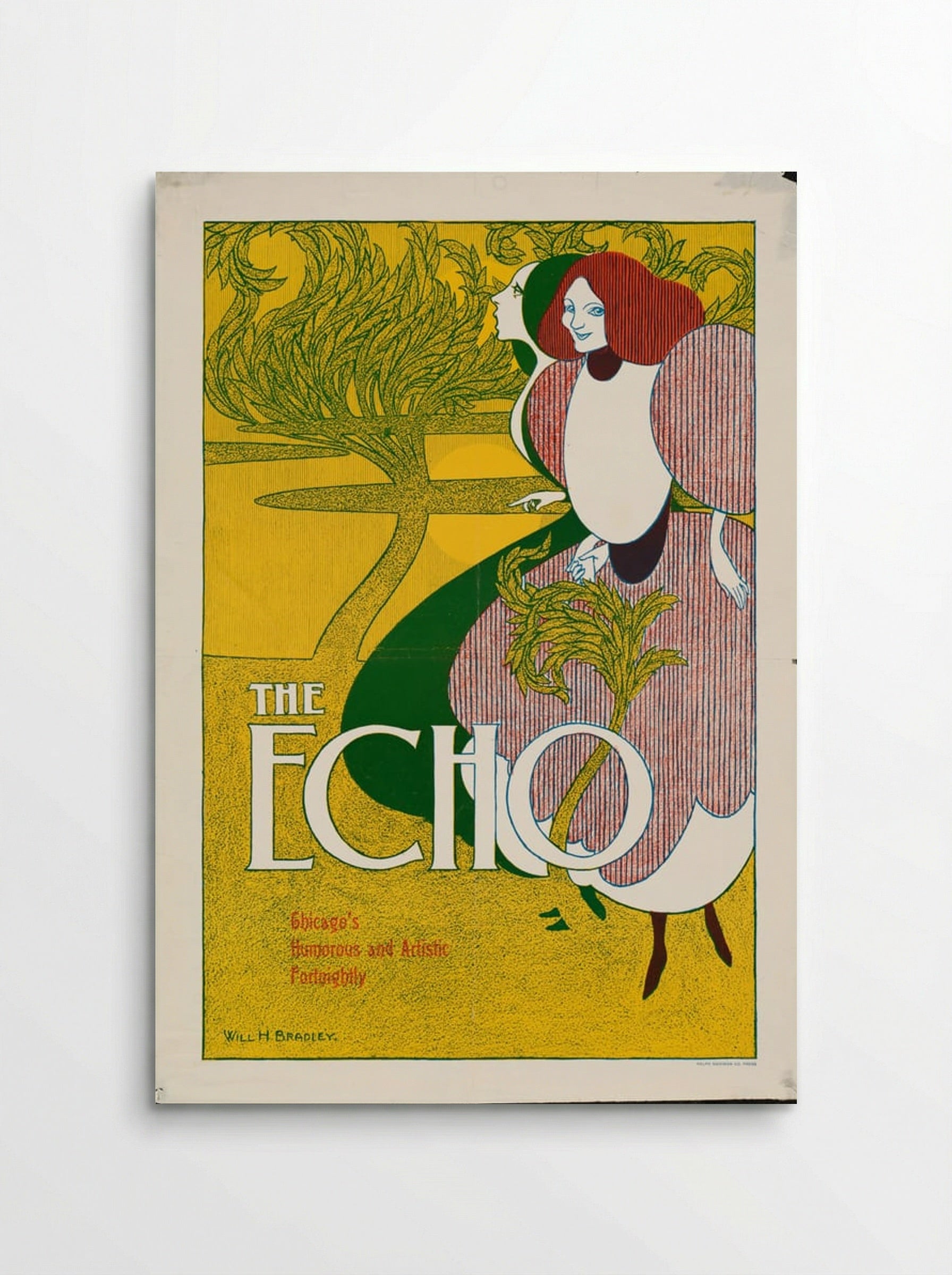 The Echo - Will H. Bradley - Poster