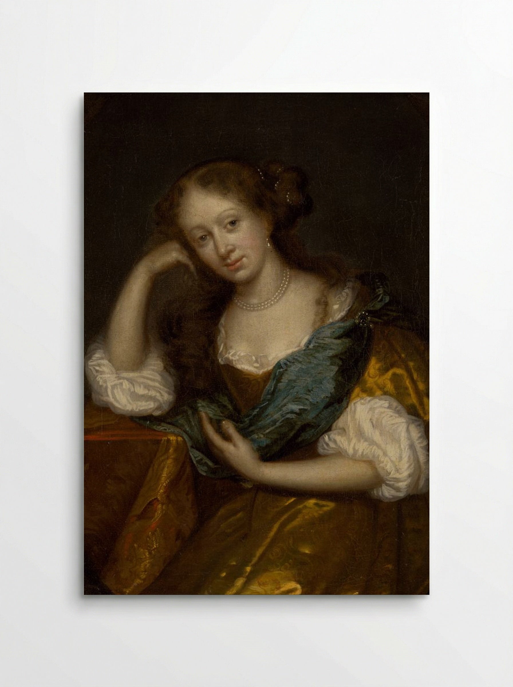 In Thought - Godfried Schalcken - Poster