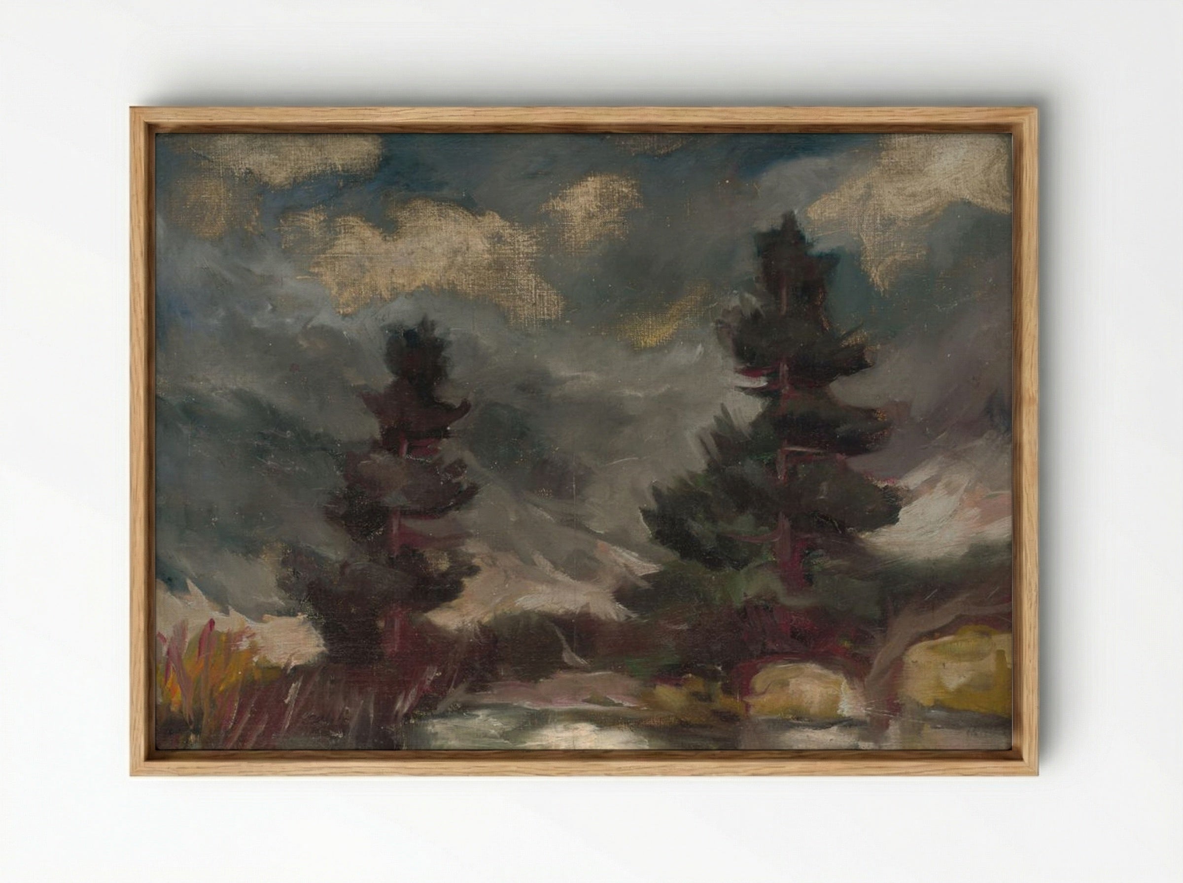 Tatra Landscape - Zolo Palugyay - Framed Canvas Wood