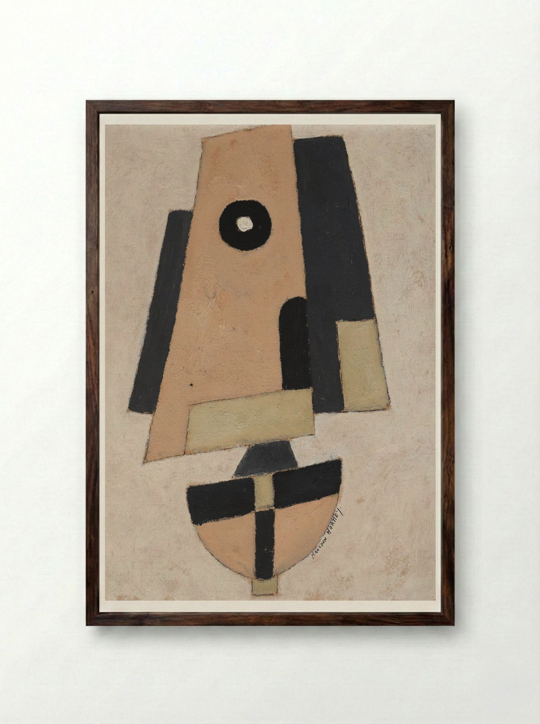 Movement, Bermuda - Marsden Hartley - Framed Print Dark Wood