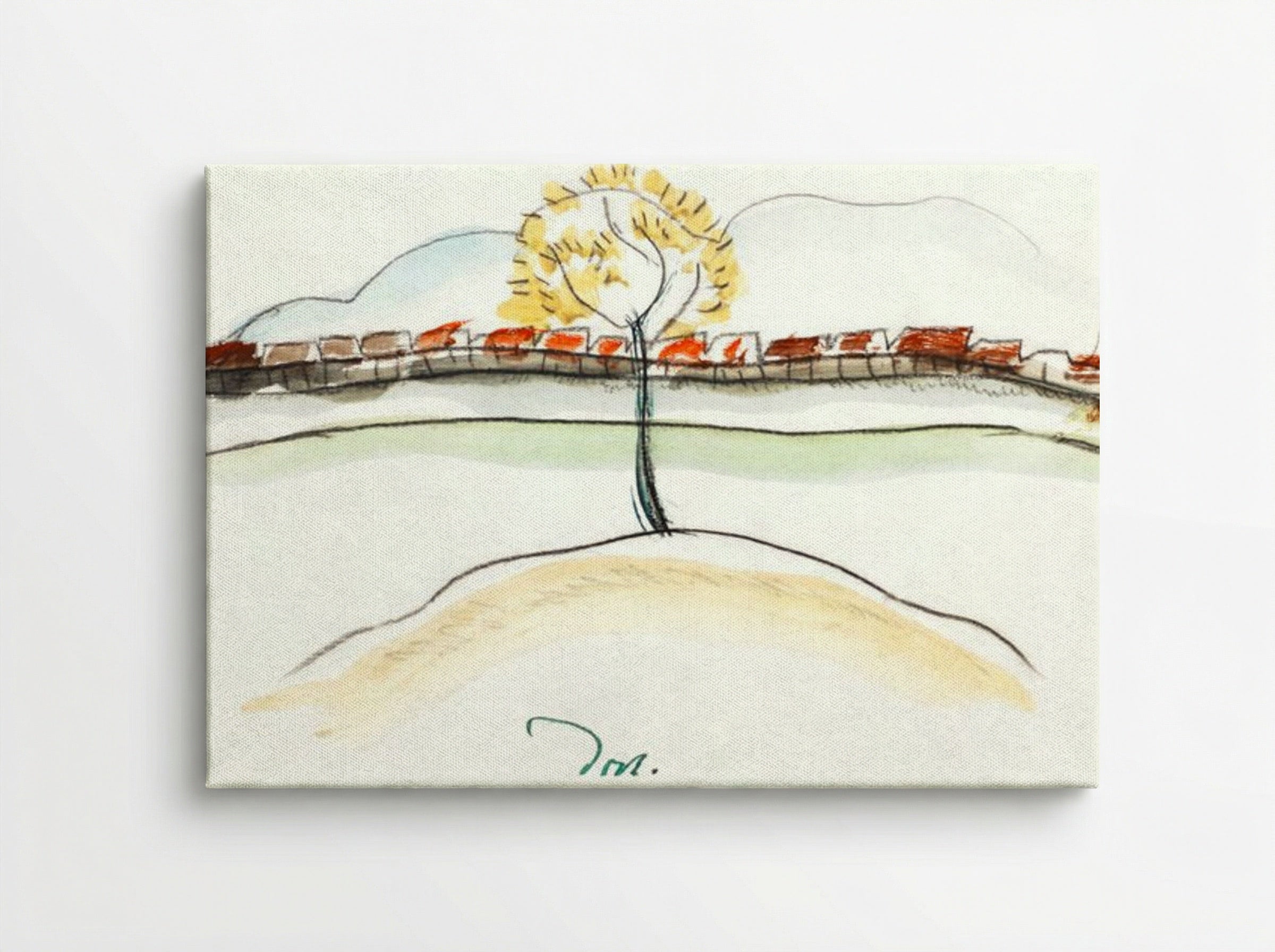 Fall Brook Railroad - Arthur Dove - Canvas