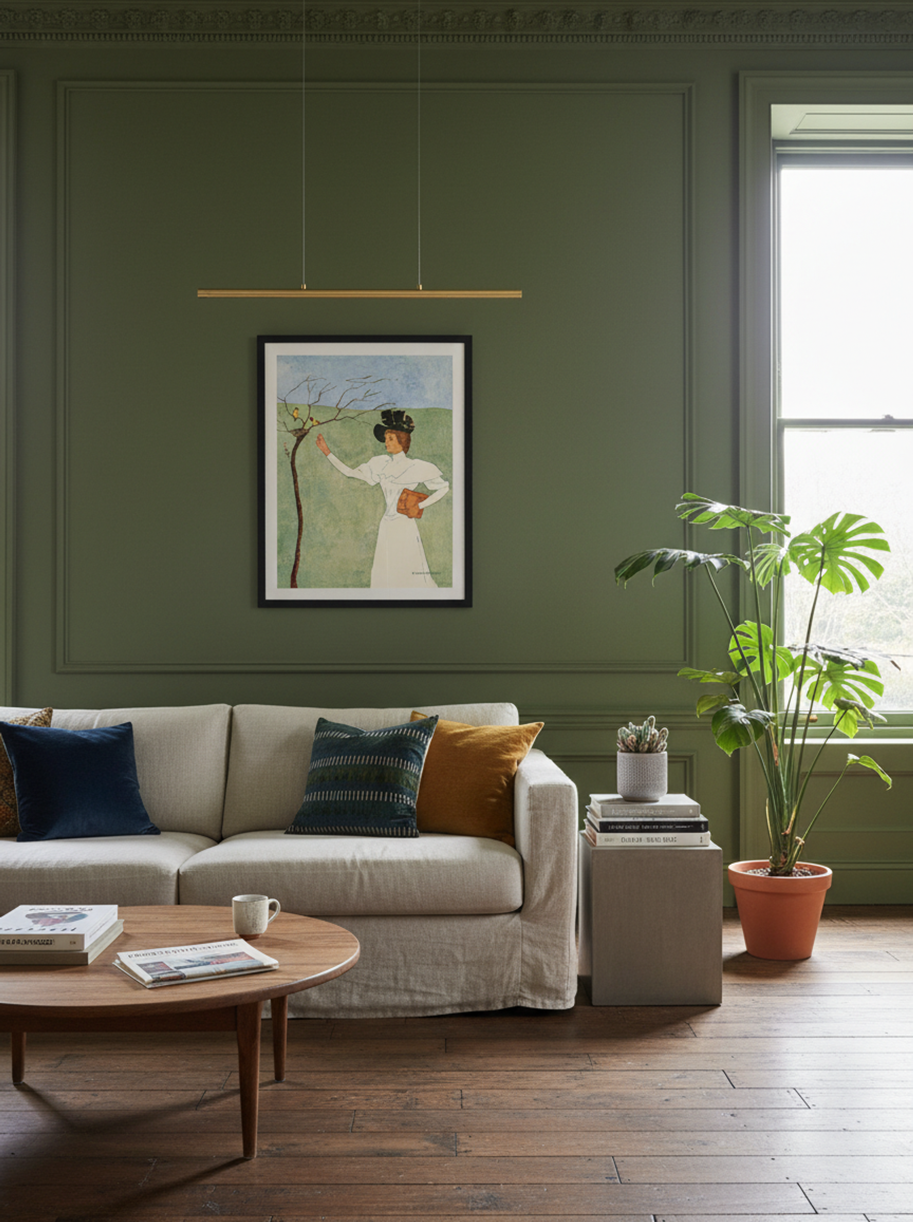 Woman Reaching for Birds - Edward Penfield - Lifestyle