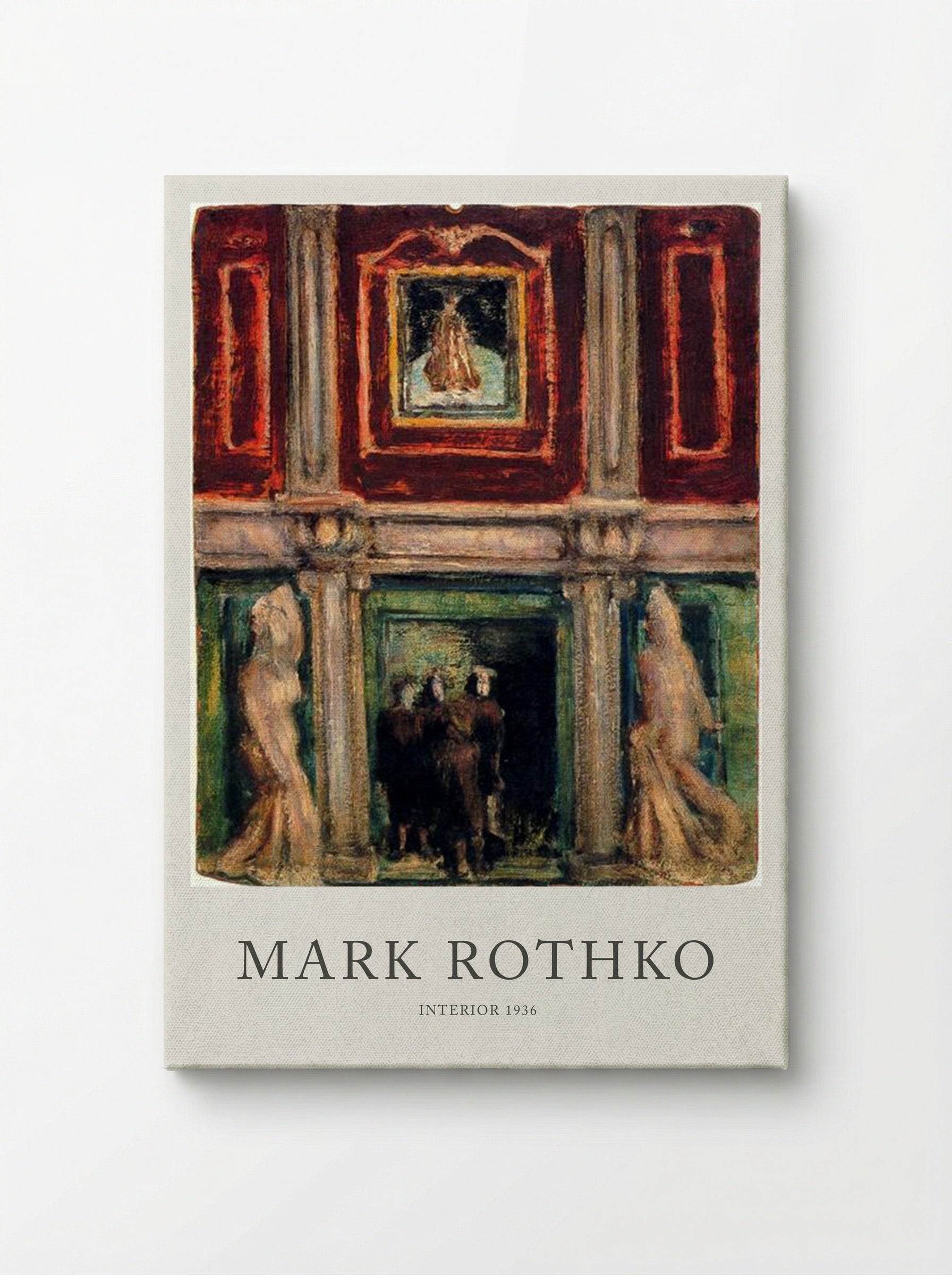 Interior - Mark Rothko - Canvas