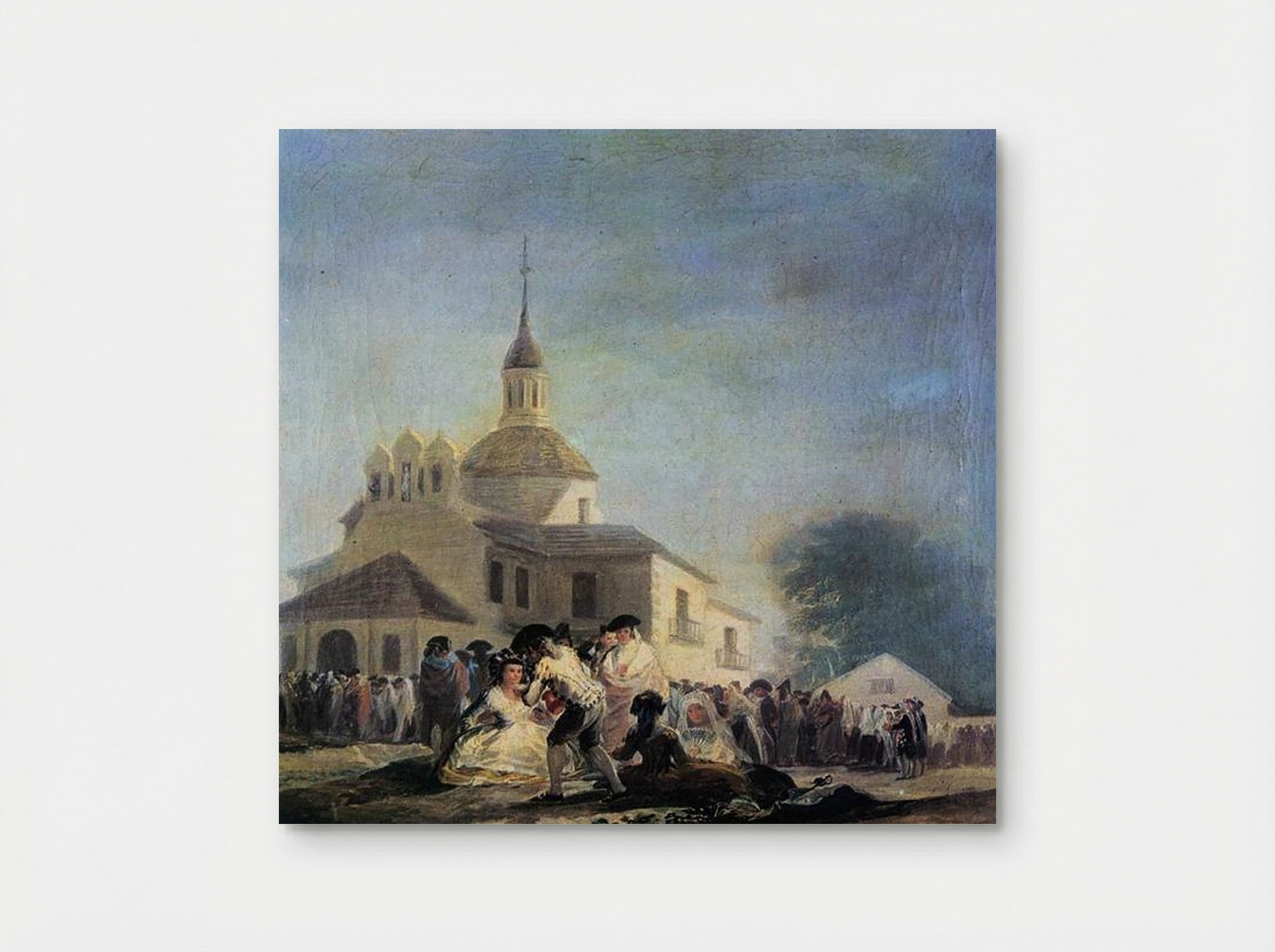 Pilgrimage to the Church of San Isidro - Francisco Goya - Poster