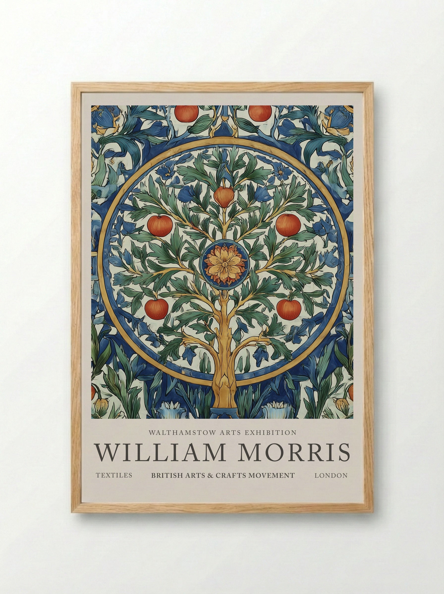 Tree of Abundance - William Morris - Framed Print Wood