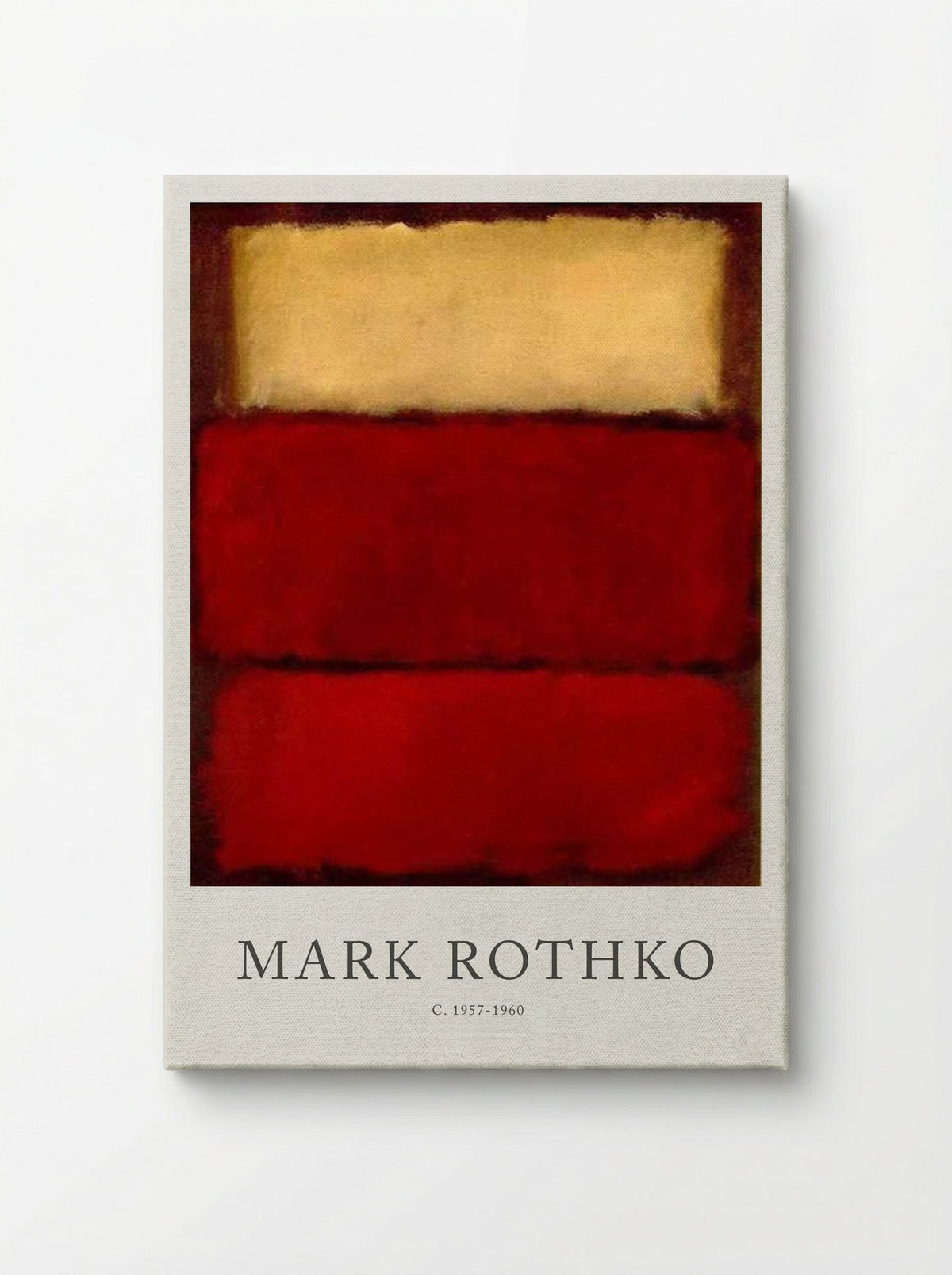 Untitled (Three Rectangles) - Mark Rothko - Canvas