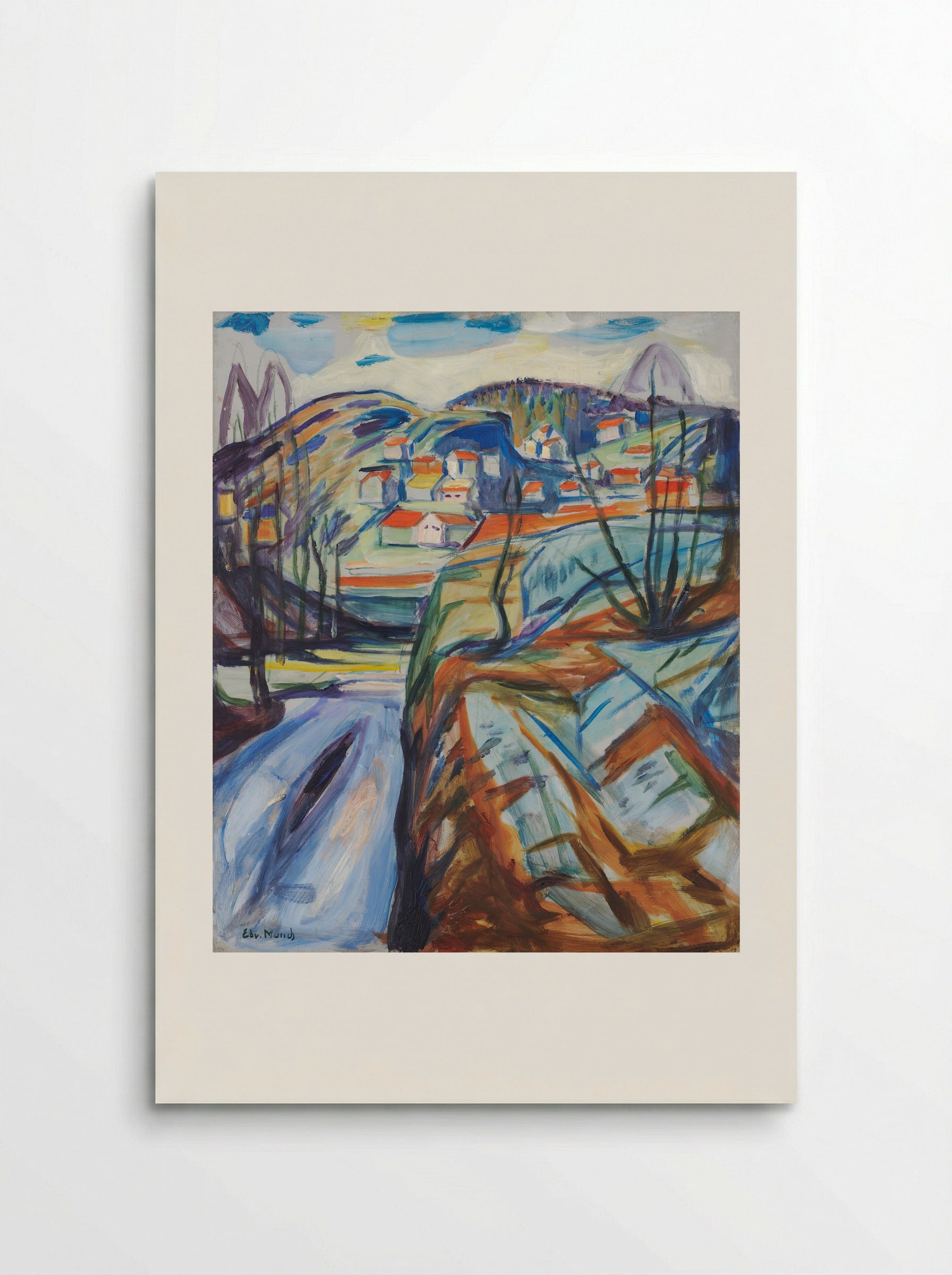 From Kragerø - Edvard Munch - Poster