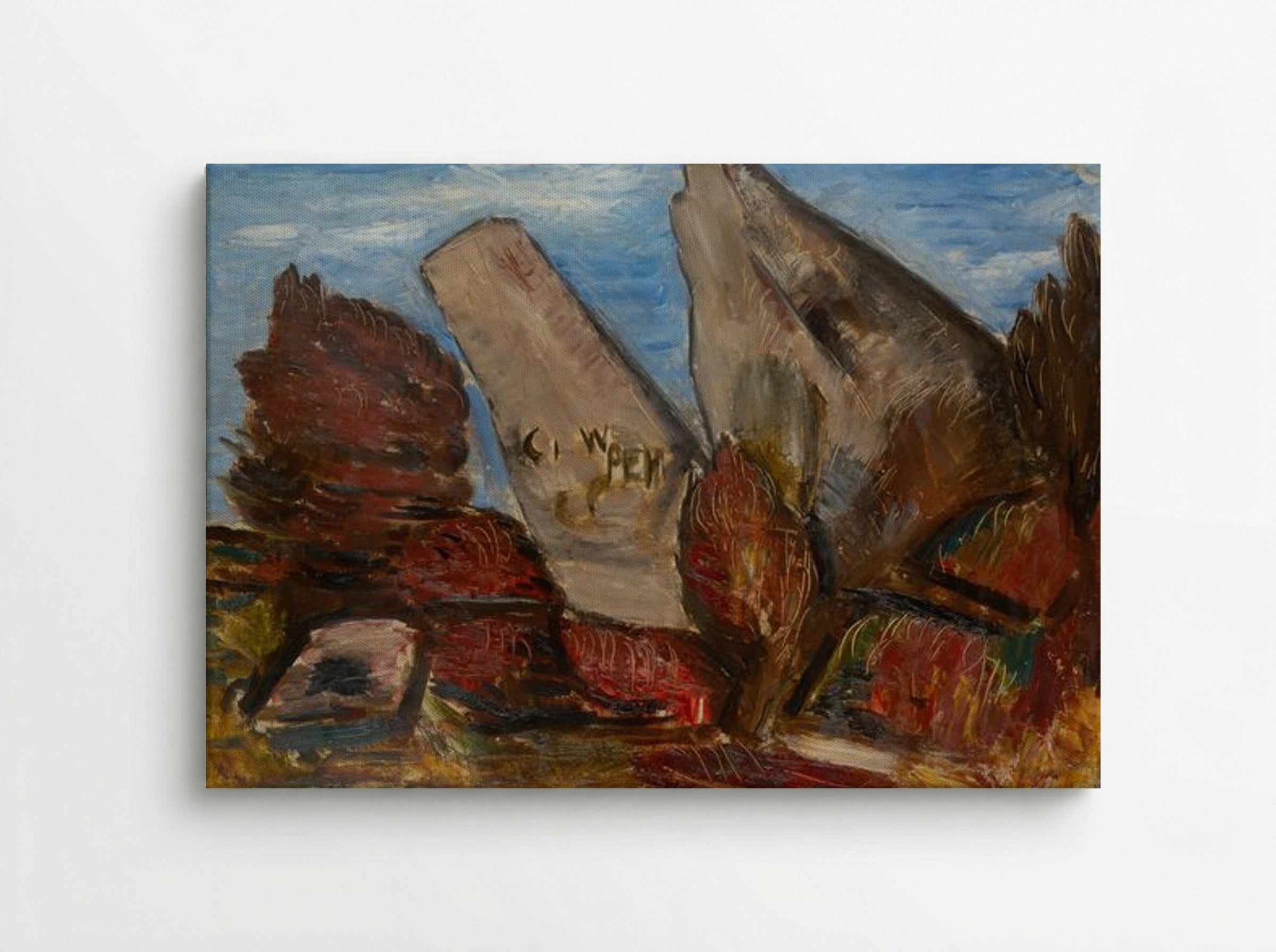 Whale's Jaw, Dogtown Common, Cape Ann, Massachusetts - Marsden Hartley - Canvas