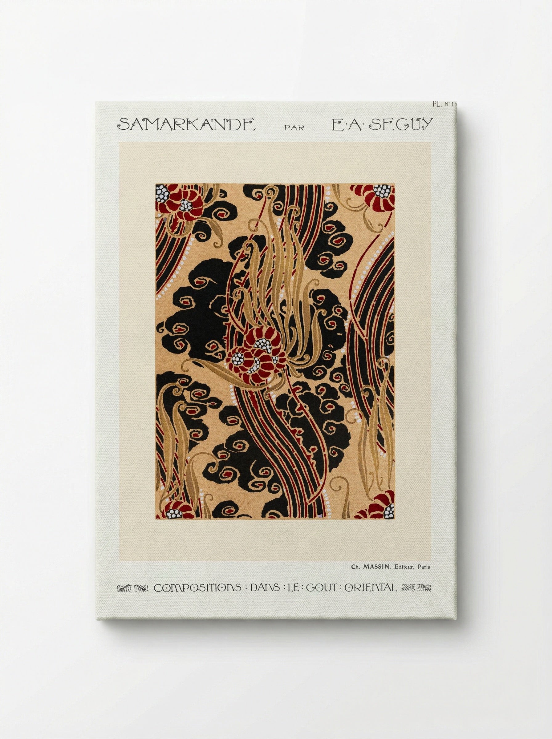 Samarkande, Plate 14 (Composition dans le Goût Oriental) - Émile-Allain Séguy - Canvas