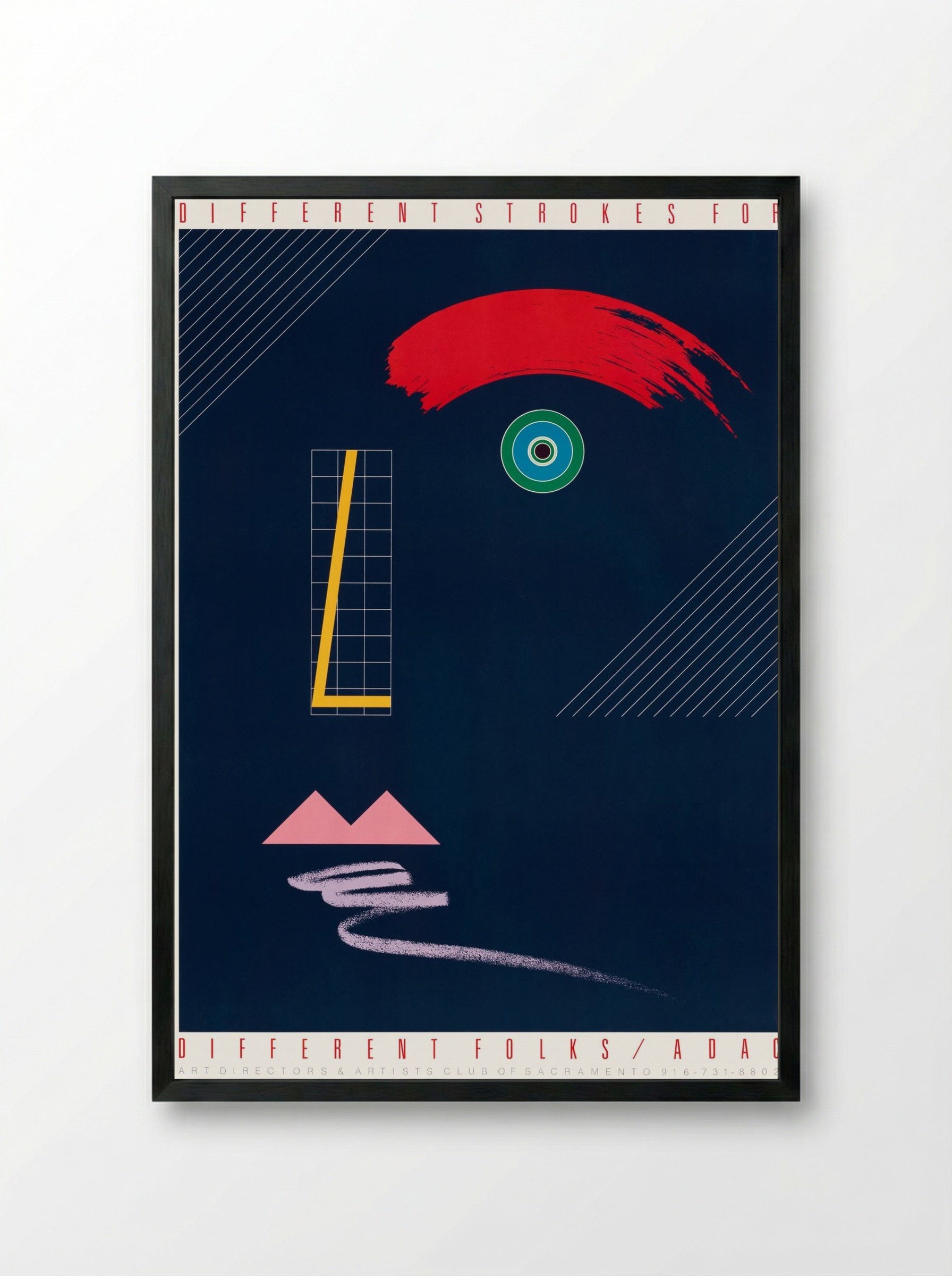 Different Strokes for Different Folks / ADAC - McRay Magleby - Framed Print Black