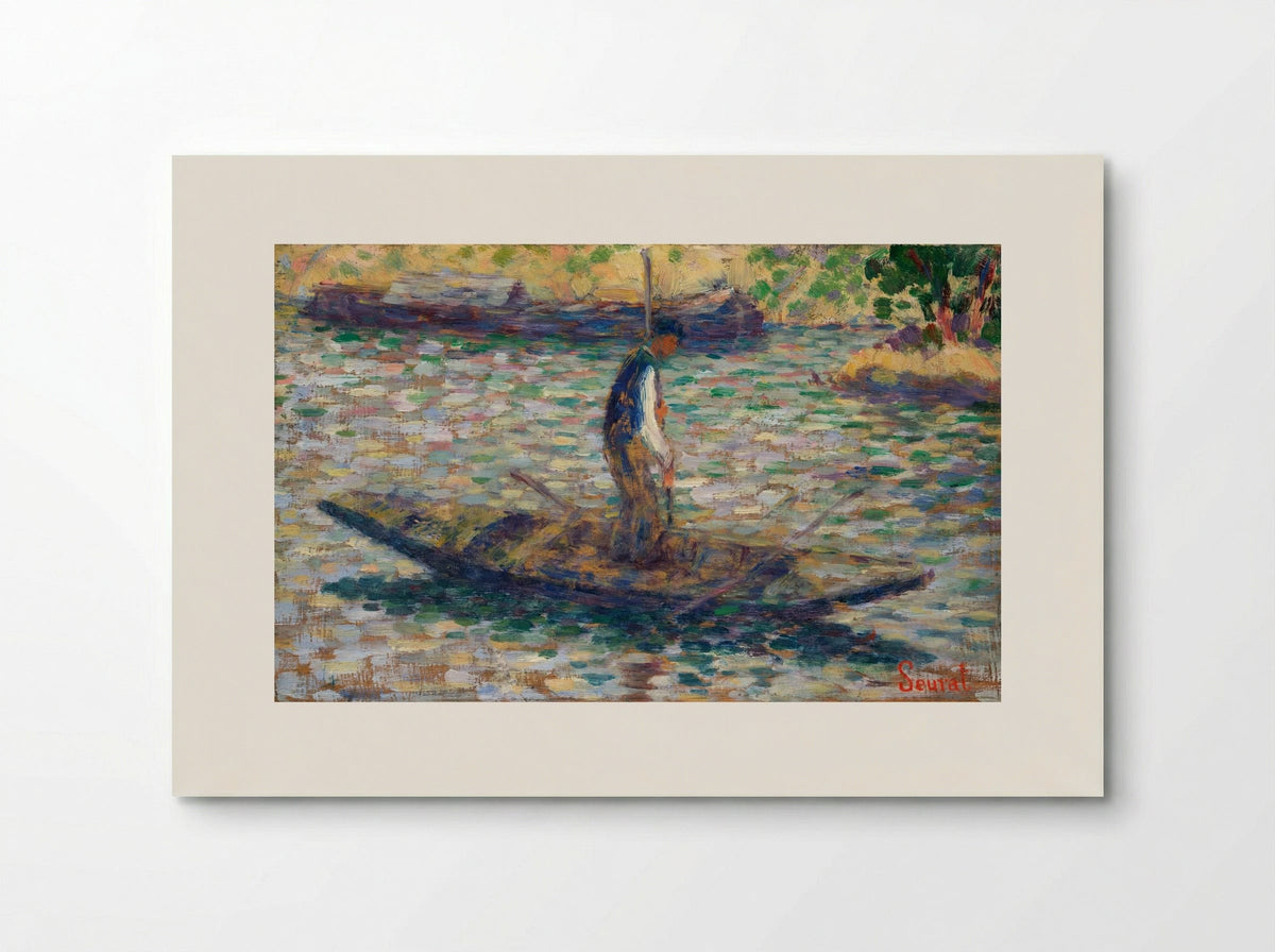 A Fisherman - Georges Seurat - Poster