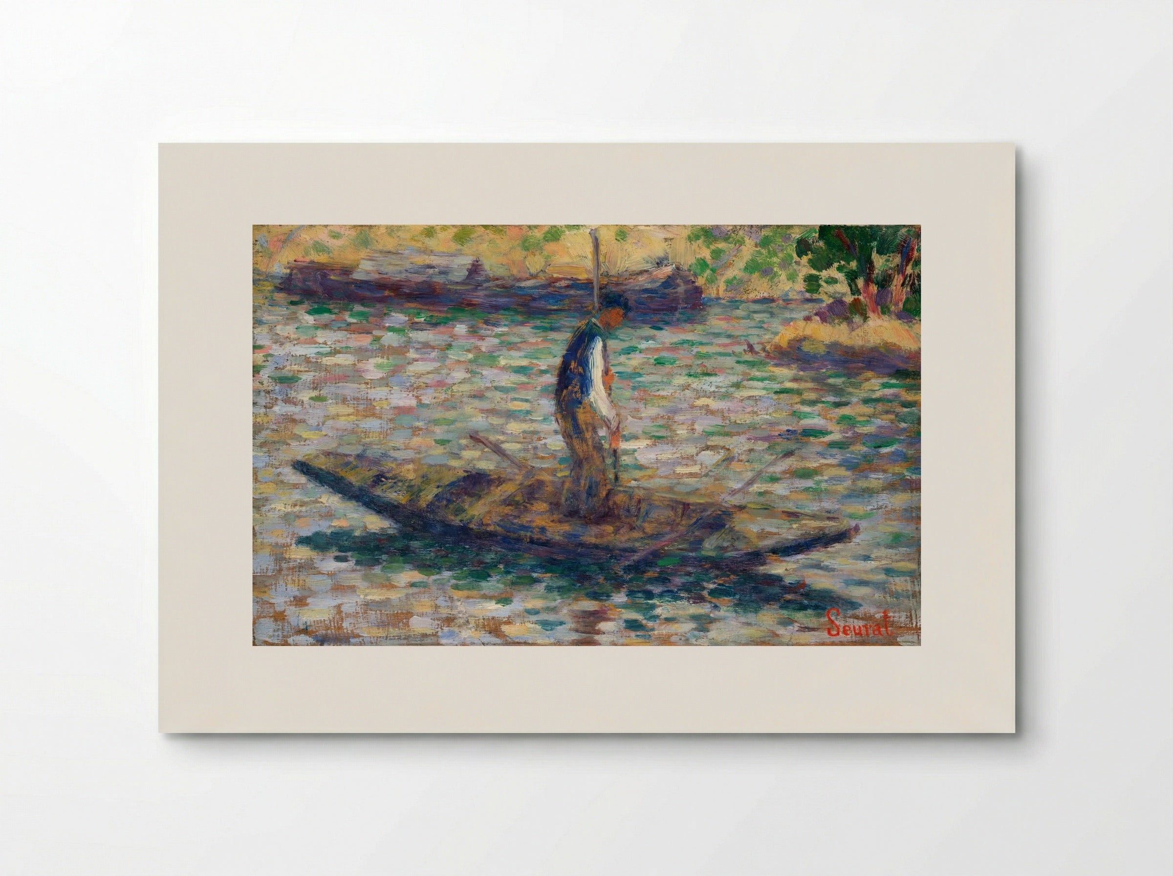 A Fisherman - Georges Seurat - Poster