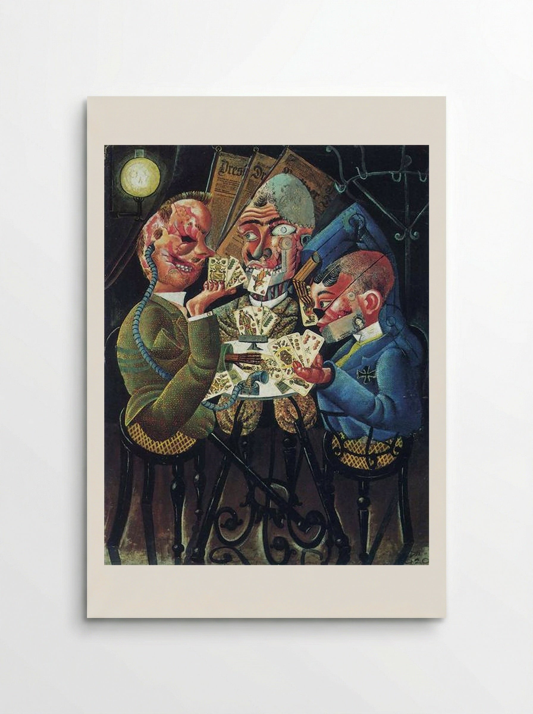 The Skat Players - Otto Dix - Poster