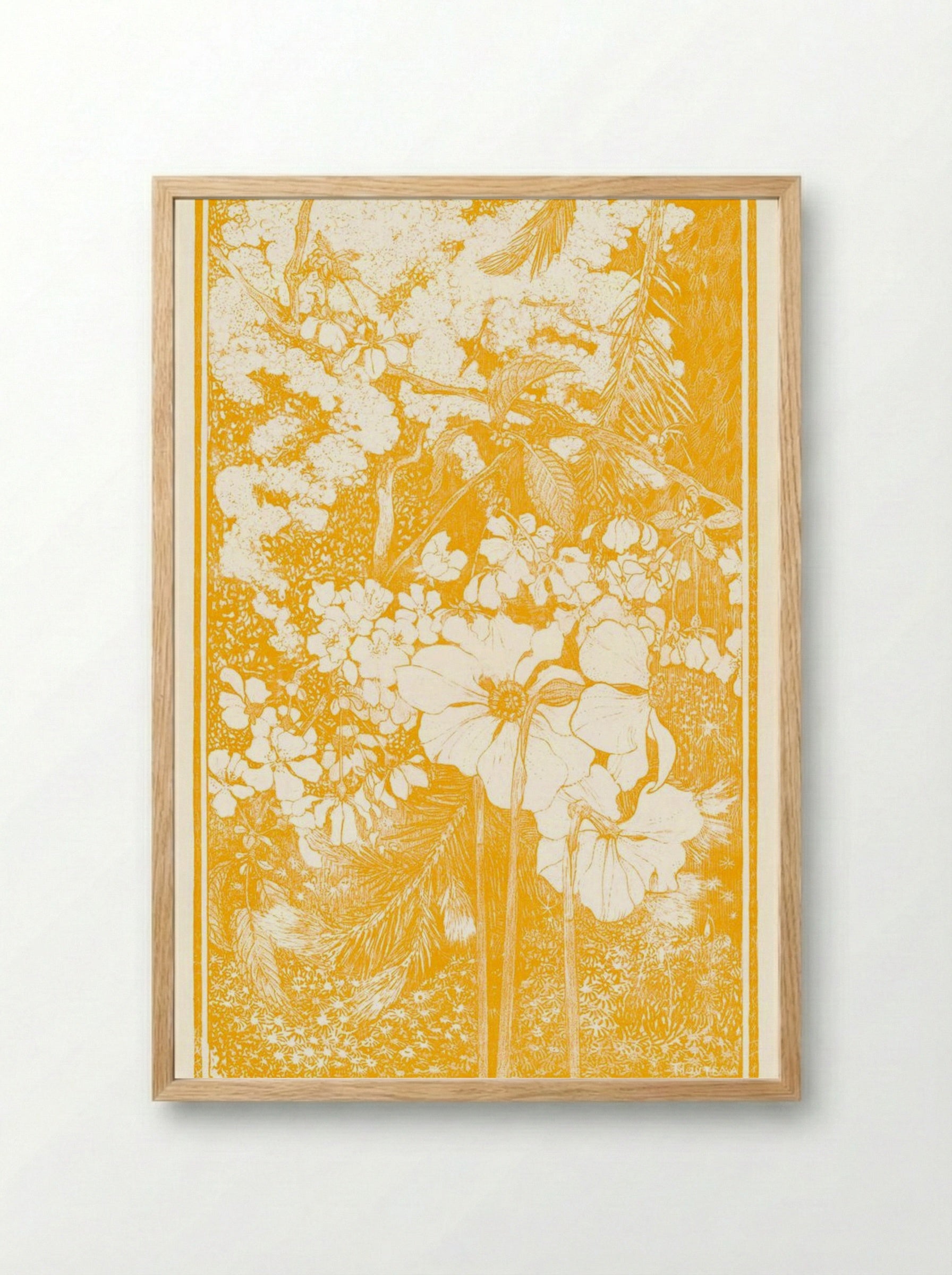 Lente (Spring) - Theodorus van Hoytema - Framed Print Wood