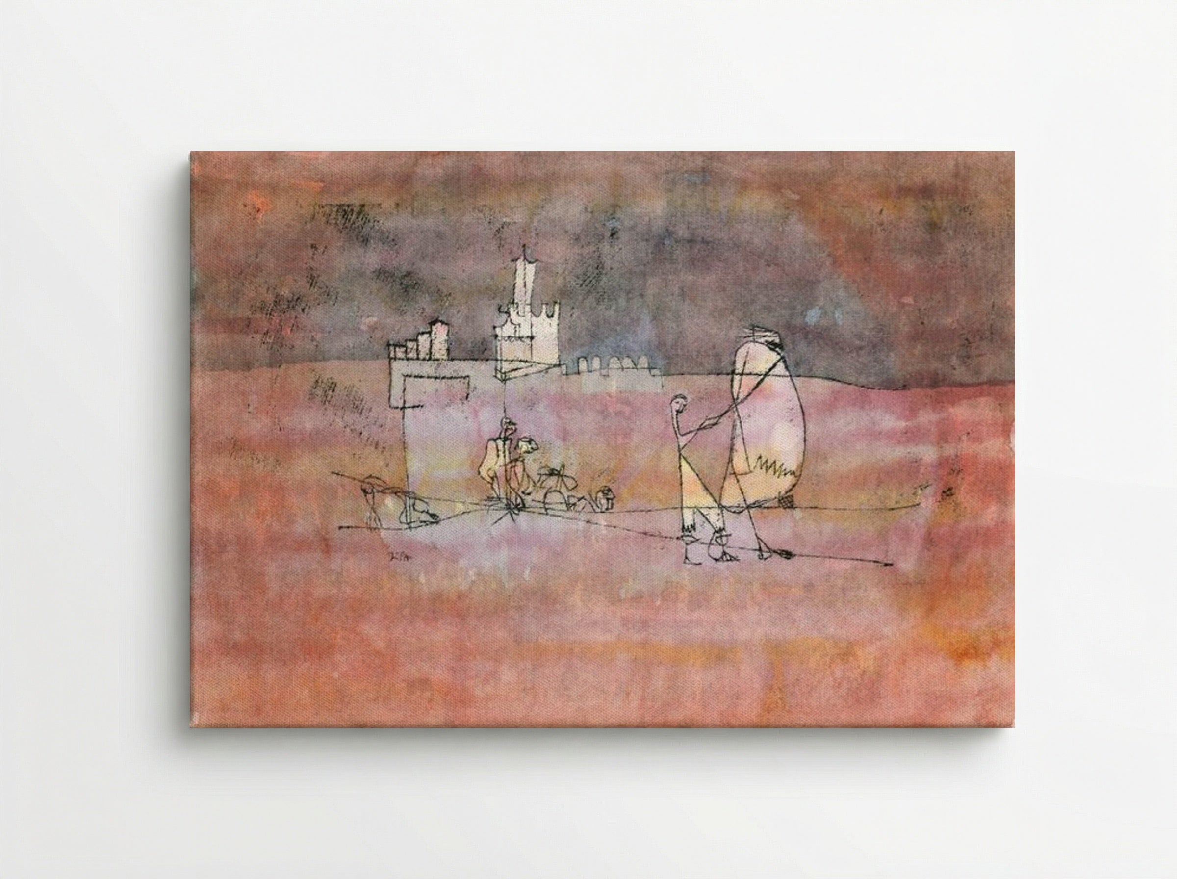 Episode Before an Arab Town - Paul Klee - Canvas