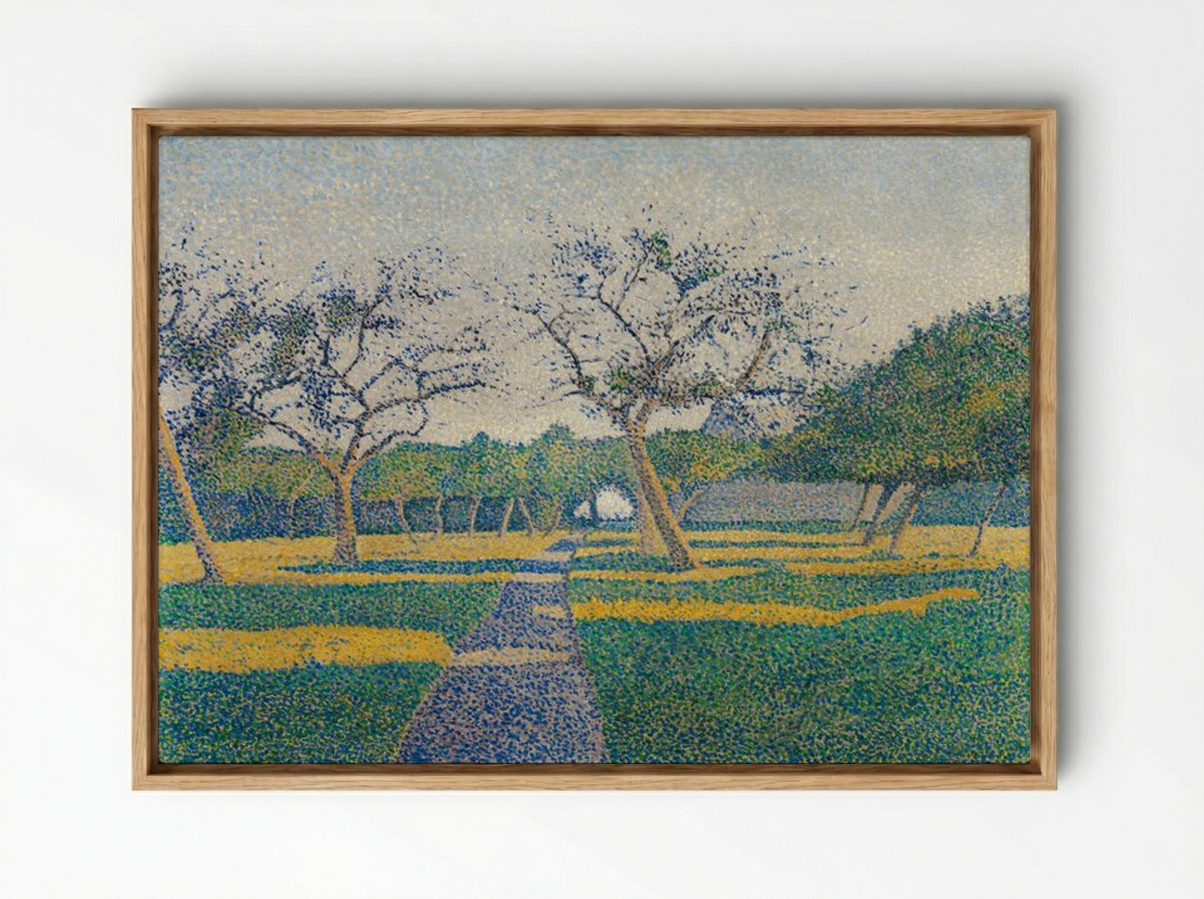 Orchard at La Louvière - Alfred William Finch - Framed Canvas Wood