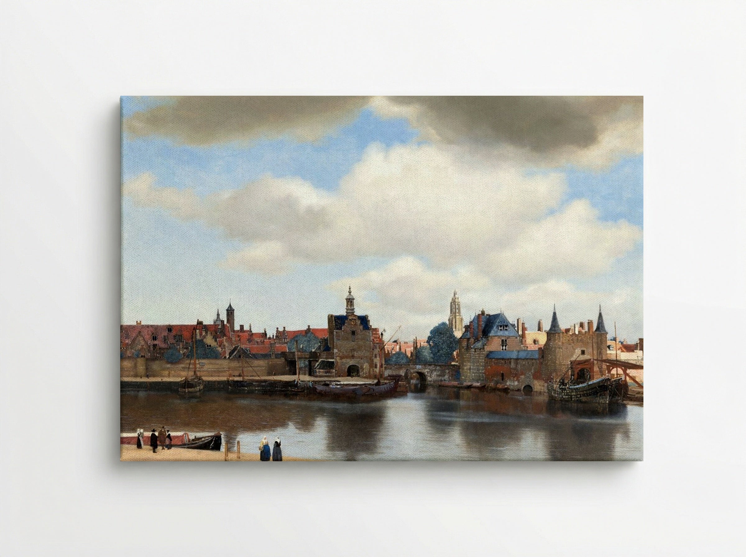 View of Delft - Johannes Vermeer - Canvas