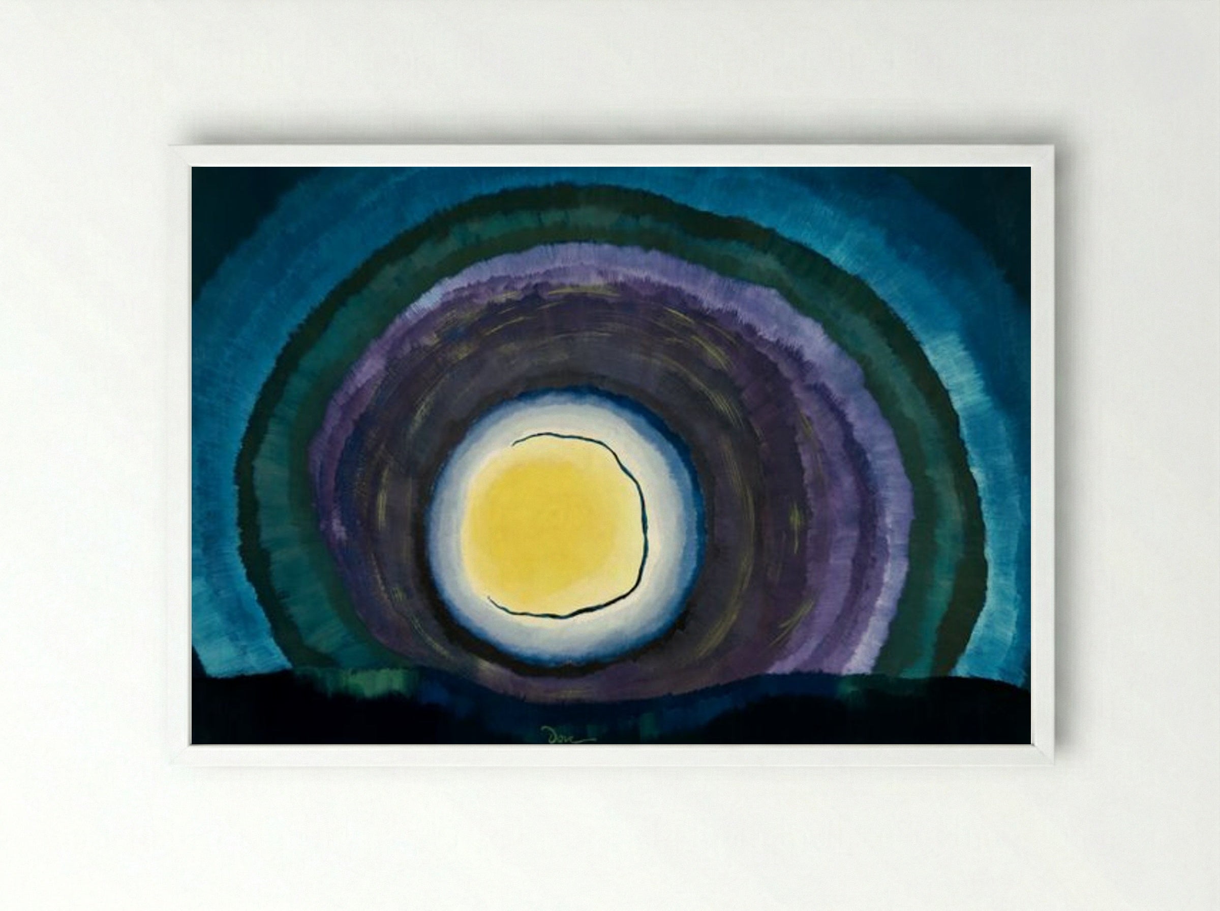 Sunrise III - Arthur Dove - Framed Print White