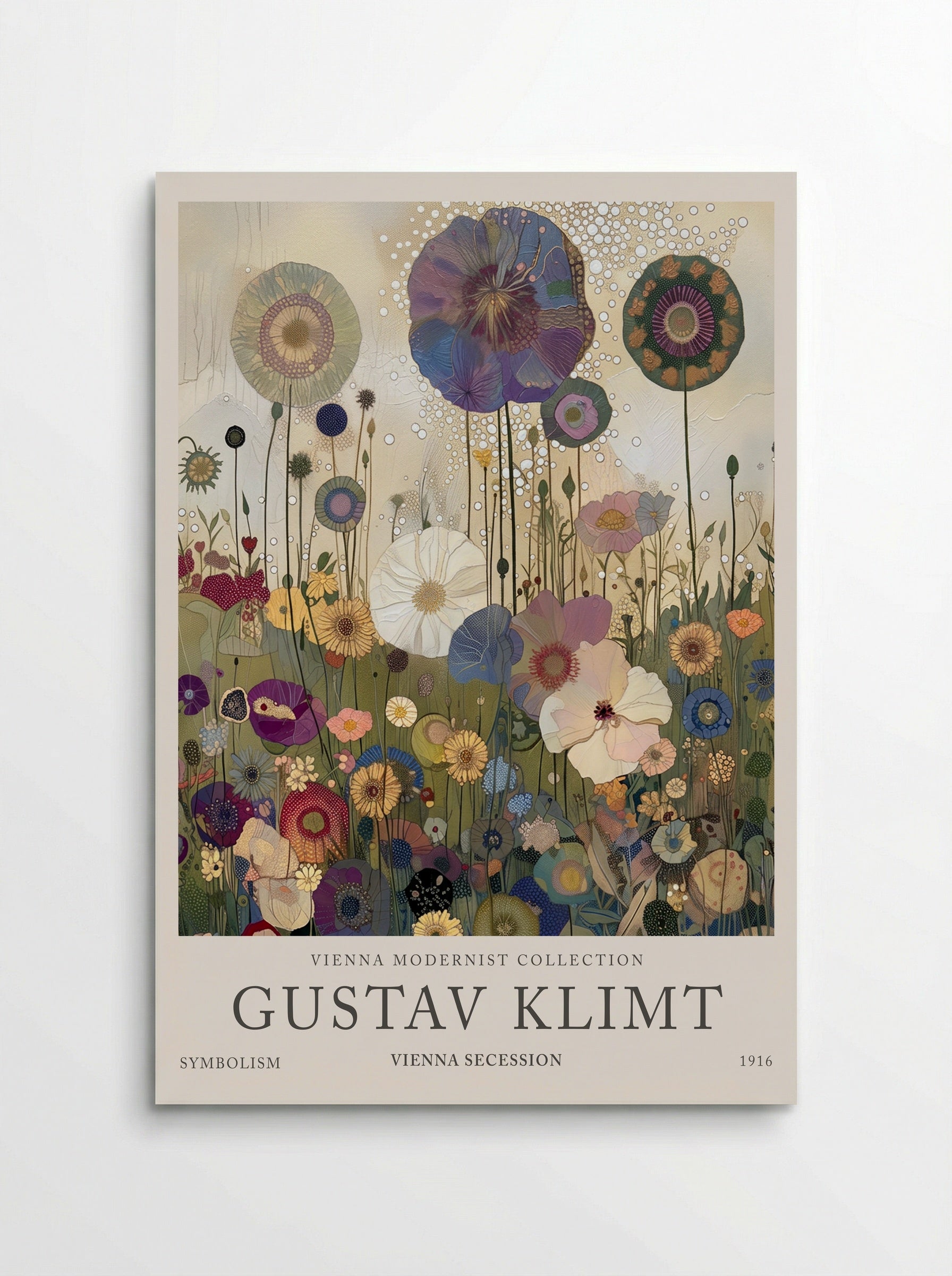 Golden Meadow Bloom – Gustav Klimt - Poster