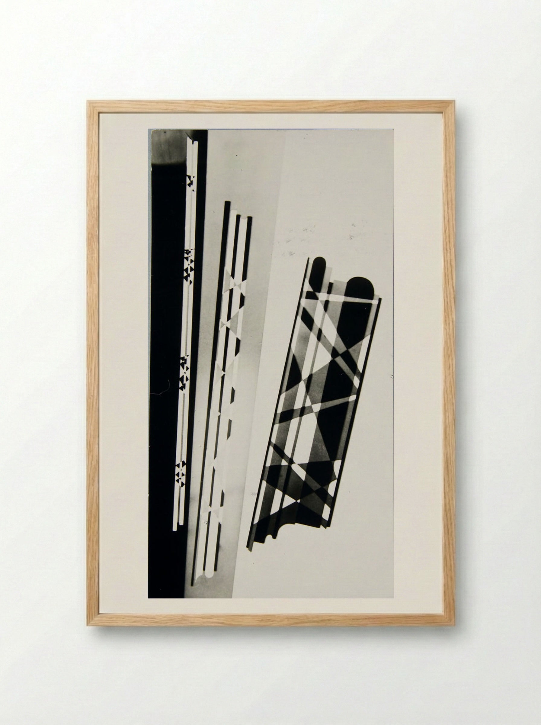 Photographs of Fourteen Glass Paintings; Sandblast Technique - Josef Albers - Framed Print Wood