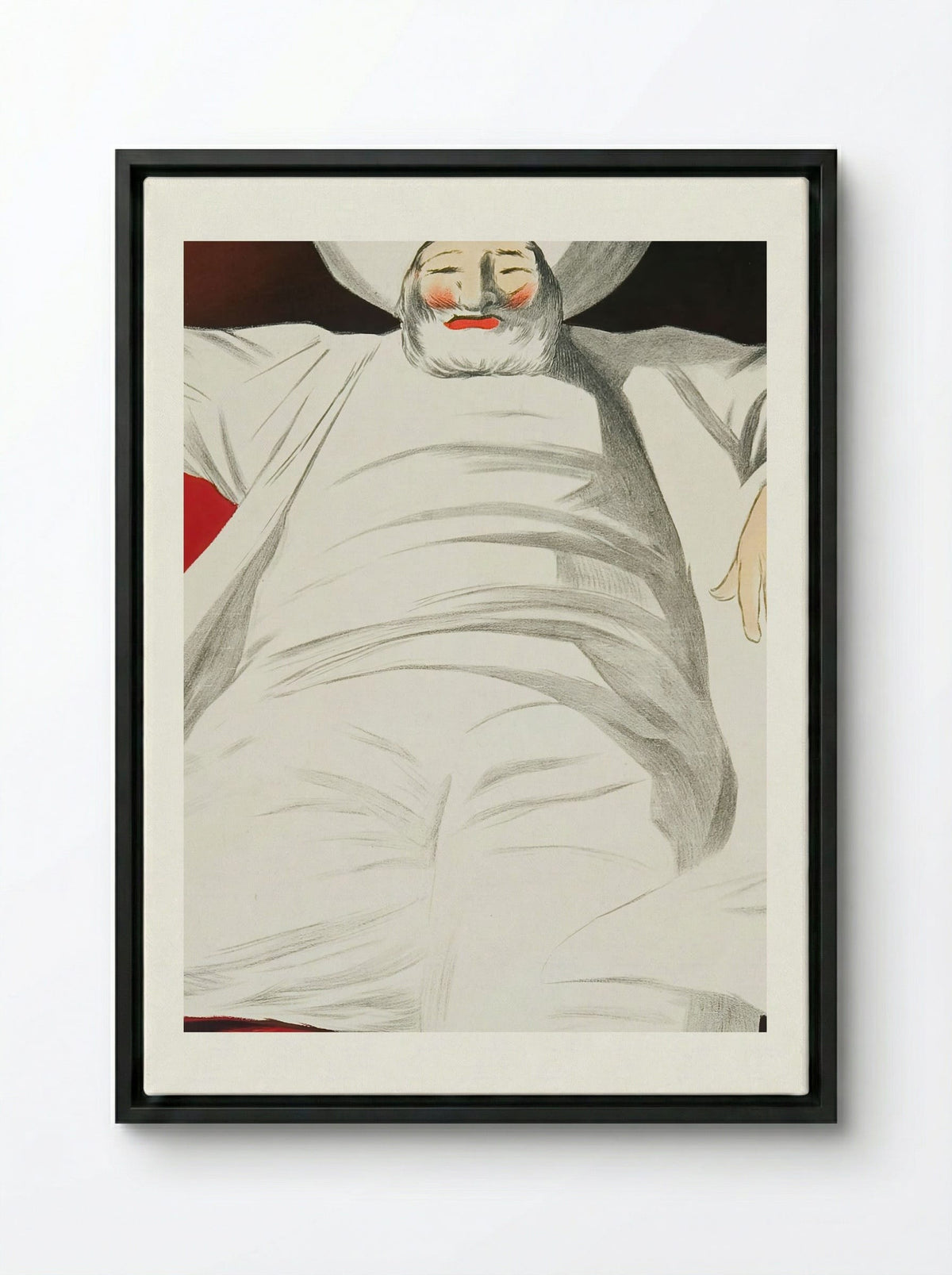 JOB Cigarettes - Leonetto Cappiello - Framed Canvas Black