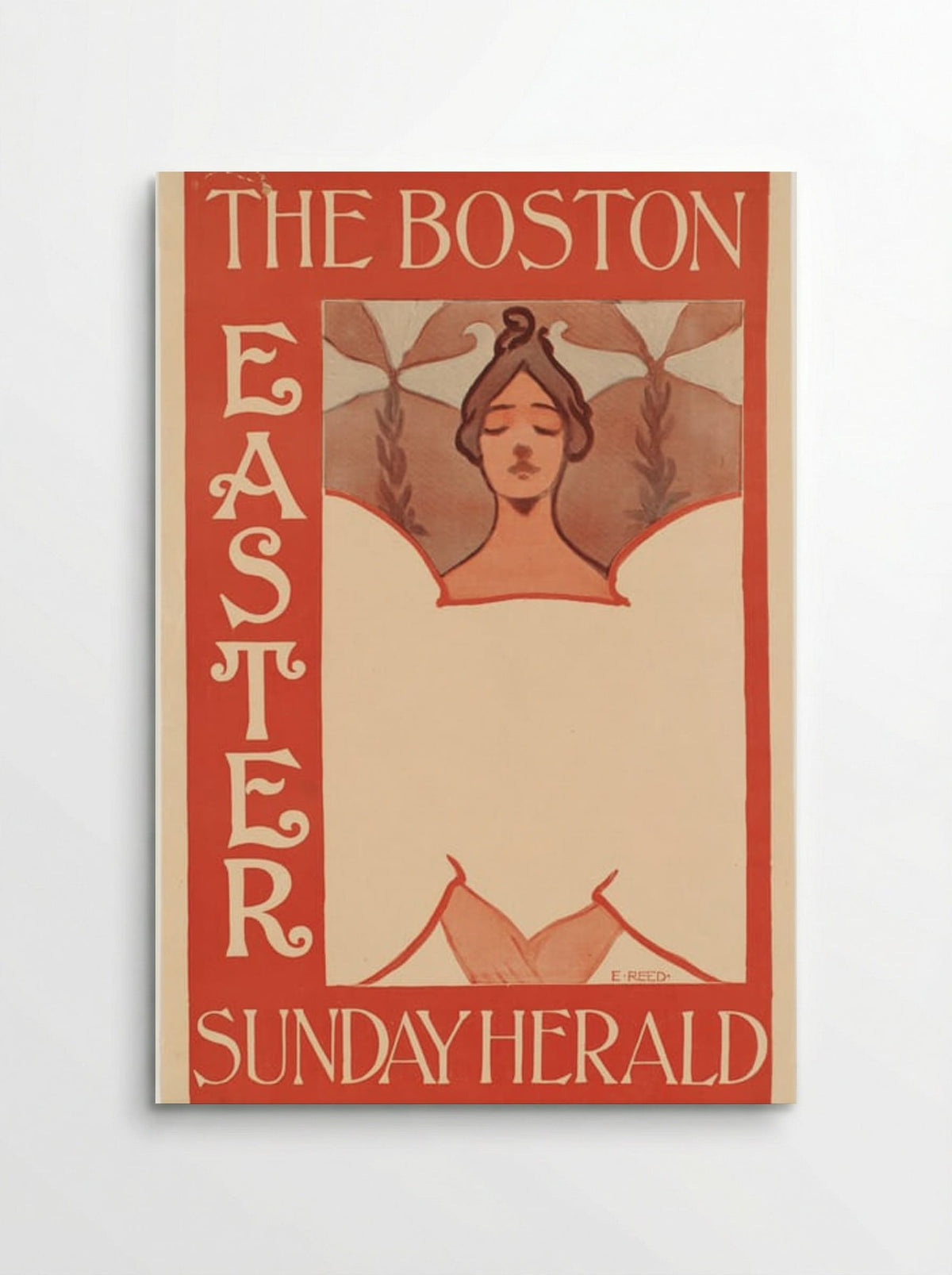 The Boston Sunday Herald, Easter Illustration - Ethel Reed - Poster