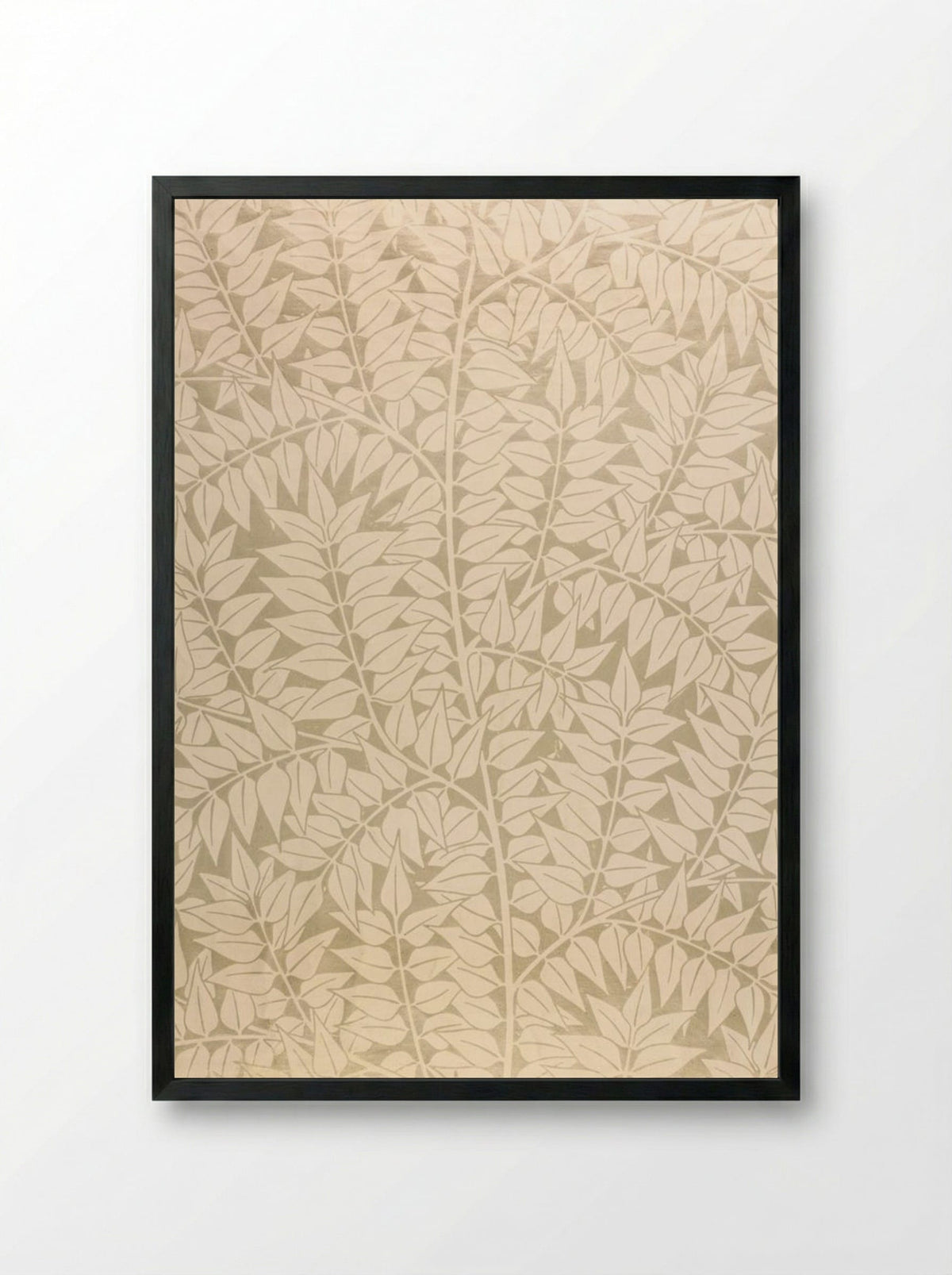 Branch - William Morris - Framed Print Black