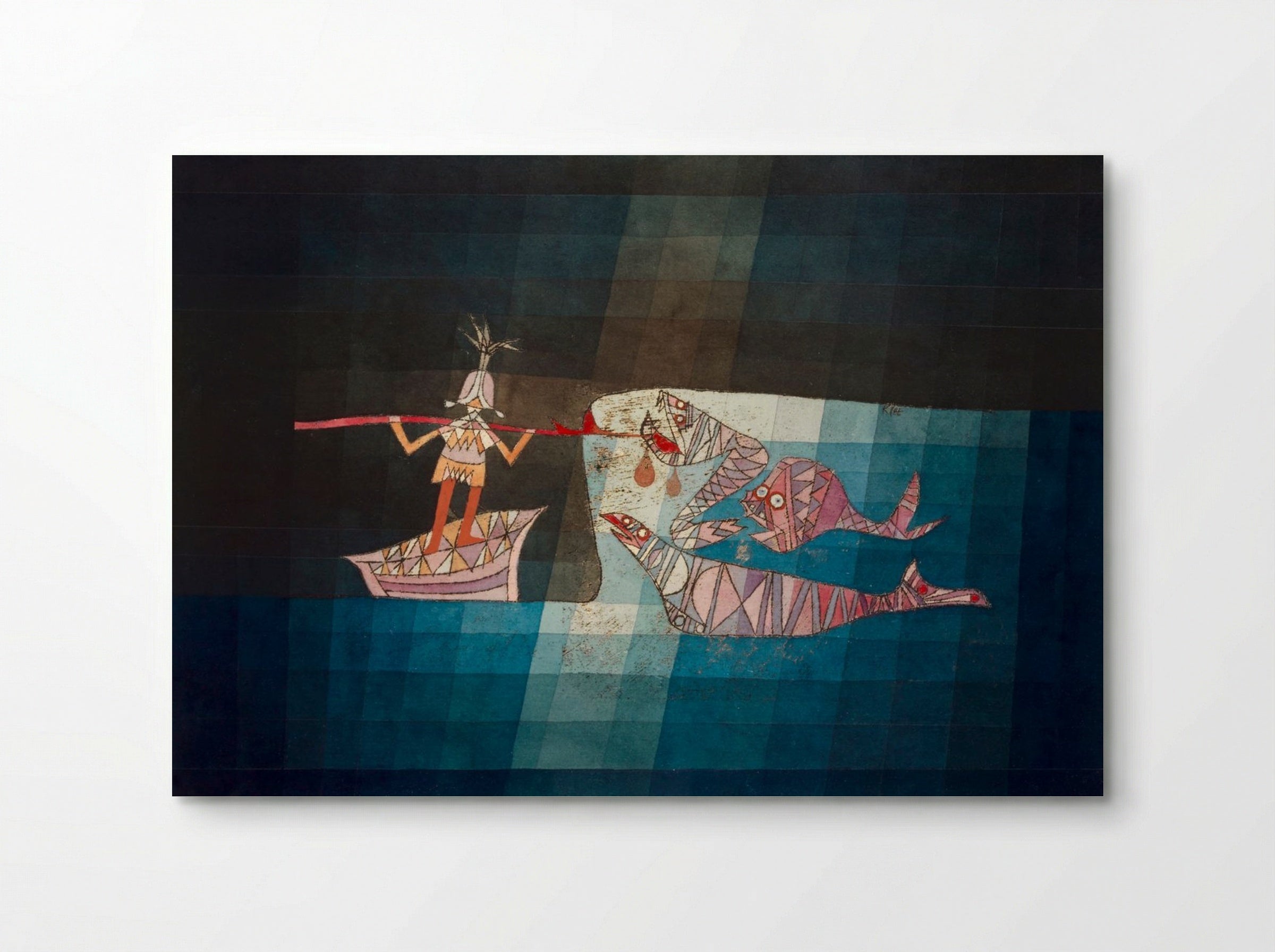 Battle Scene from 'The Seafarers' - Paul Klee - Poster