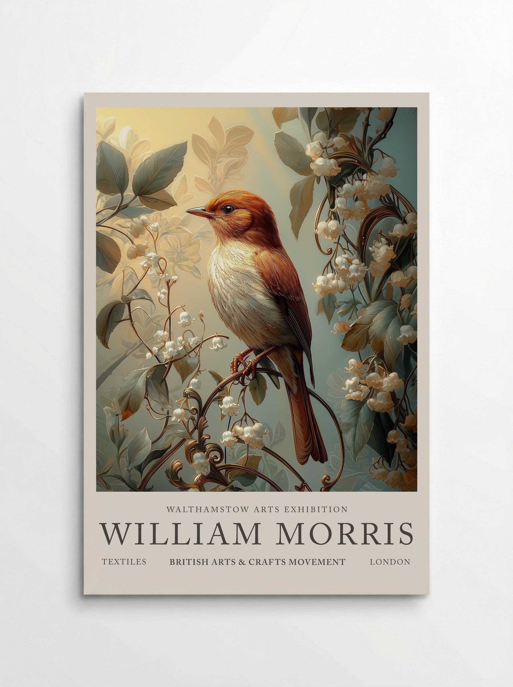 Nightingale Melody - William Morris - Poster