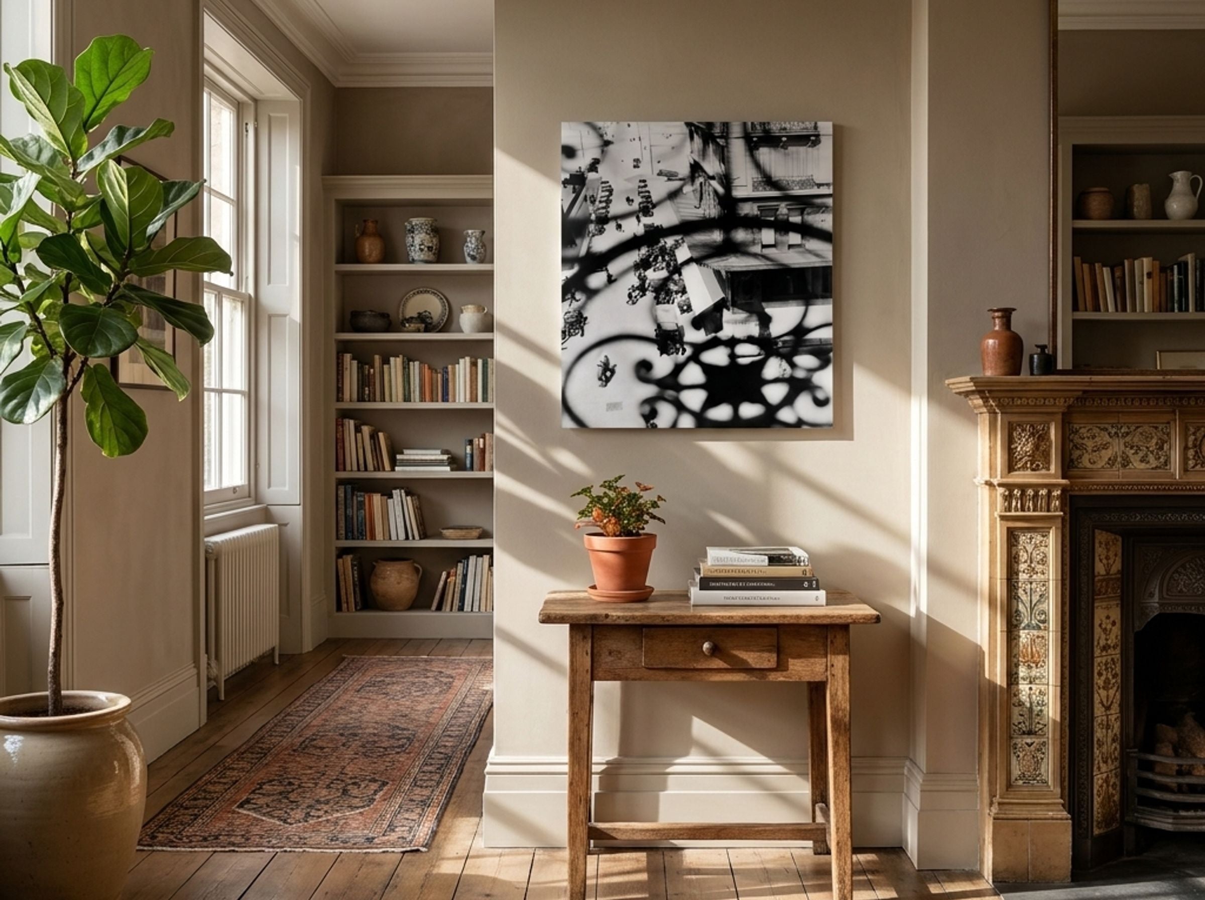 La Canebière Street, Marseilles – View Through the Balcony Grille - László Moholy-Nagy - Lifestyle