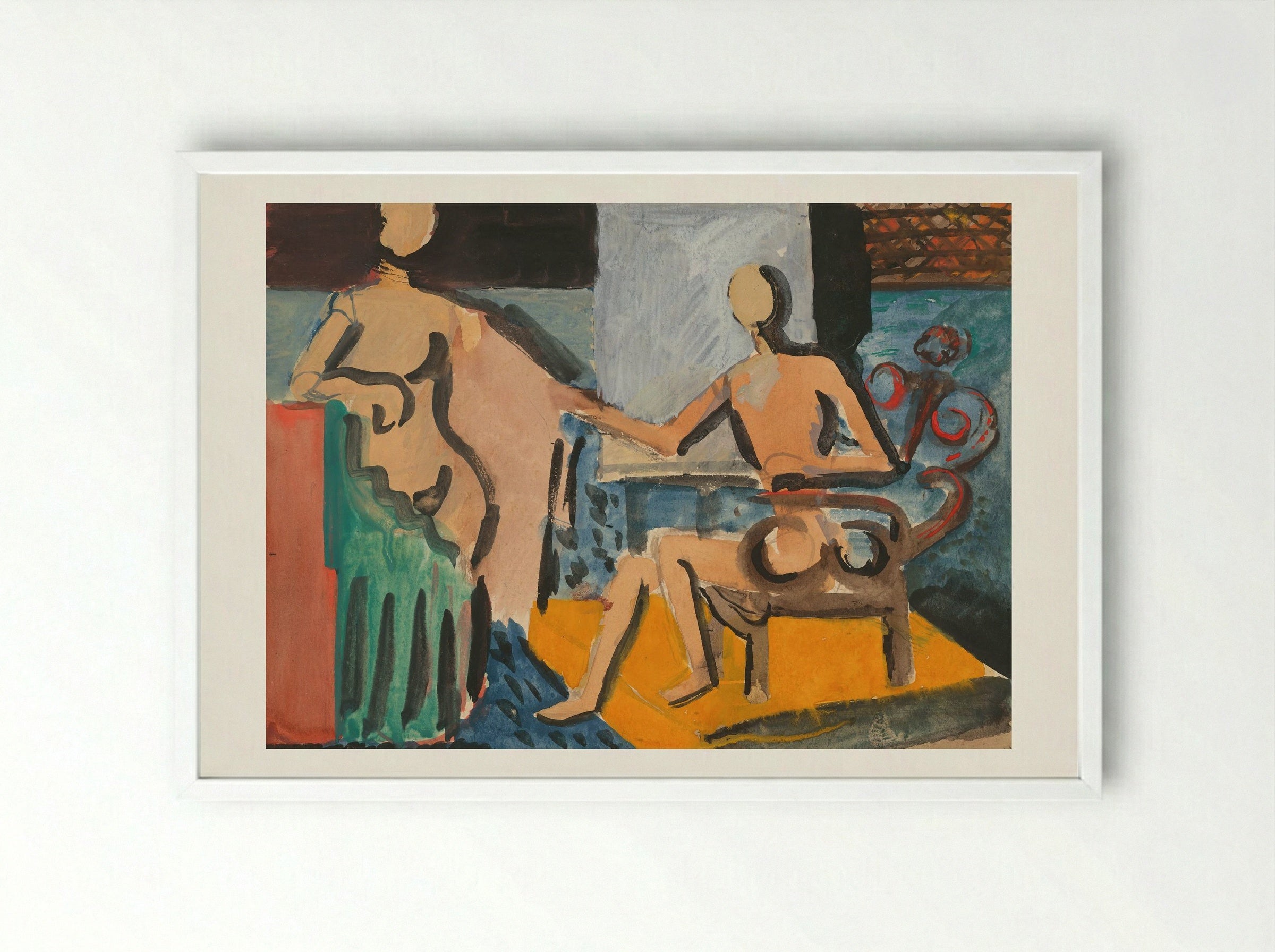 Atelier - Cyprián Majerník - Framed Print White