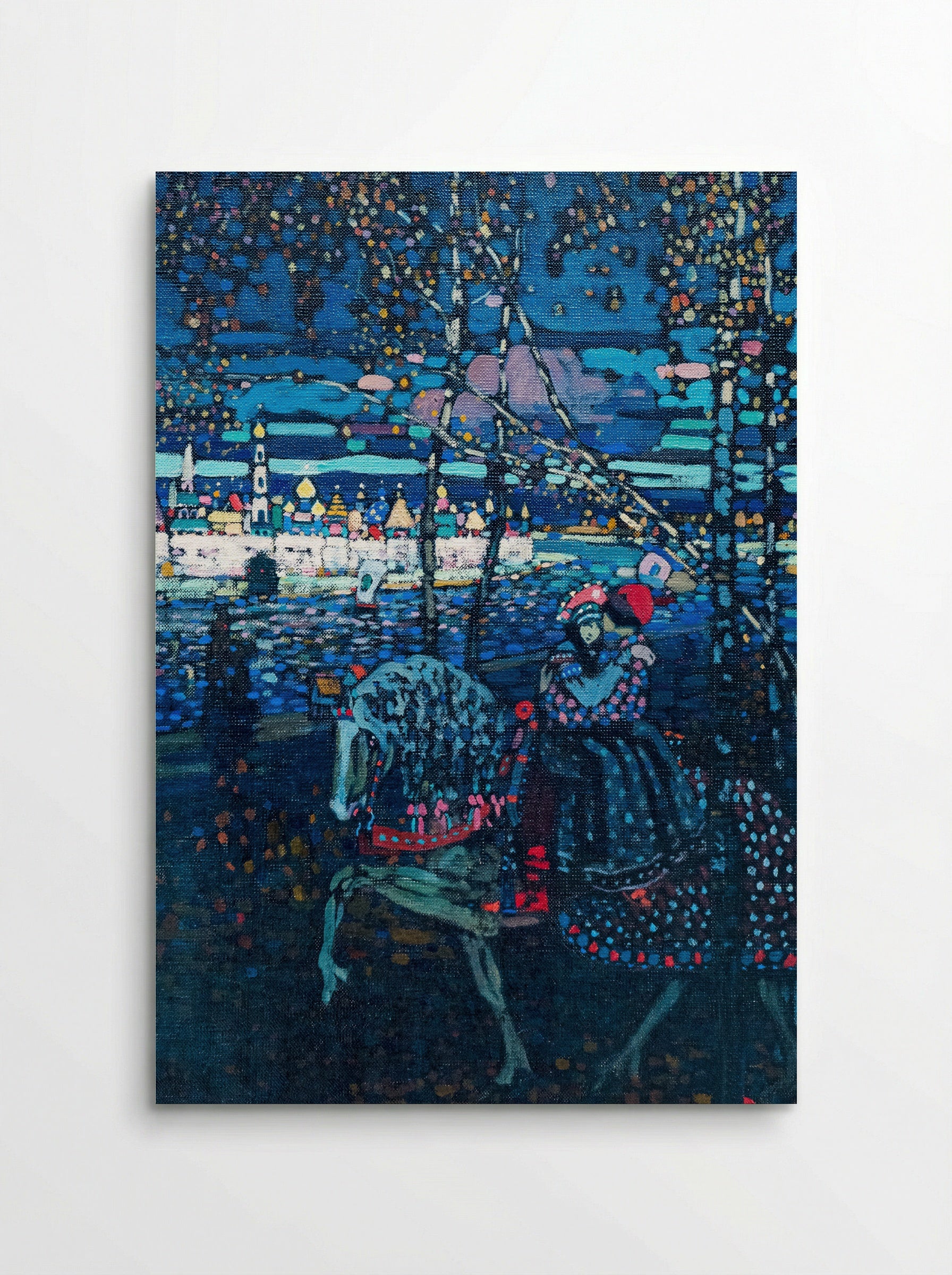 Riding Couple - Wassily Kandinsky - Poster