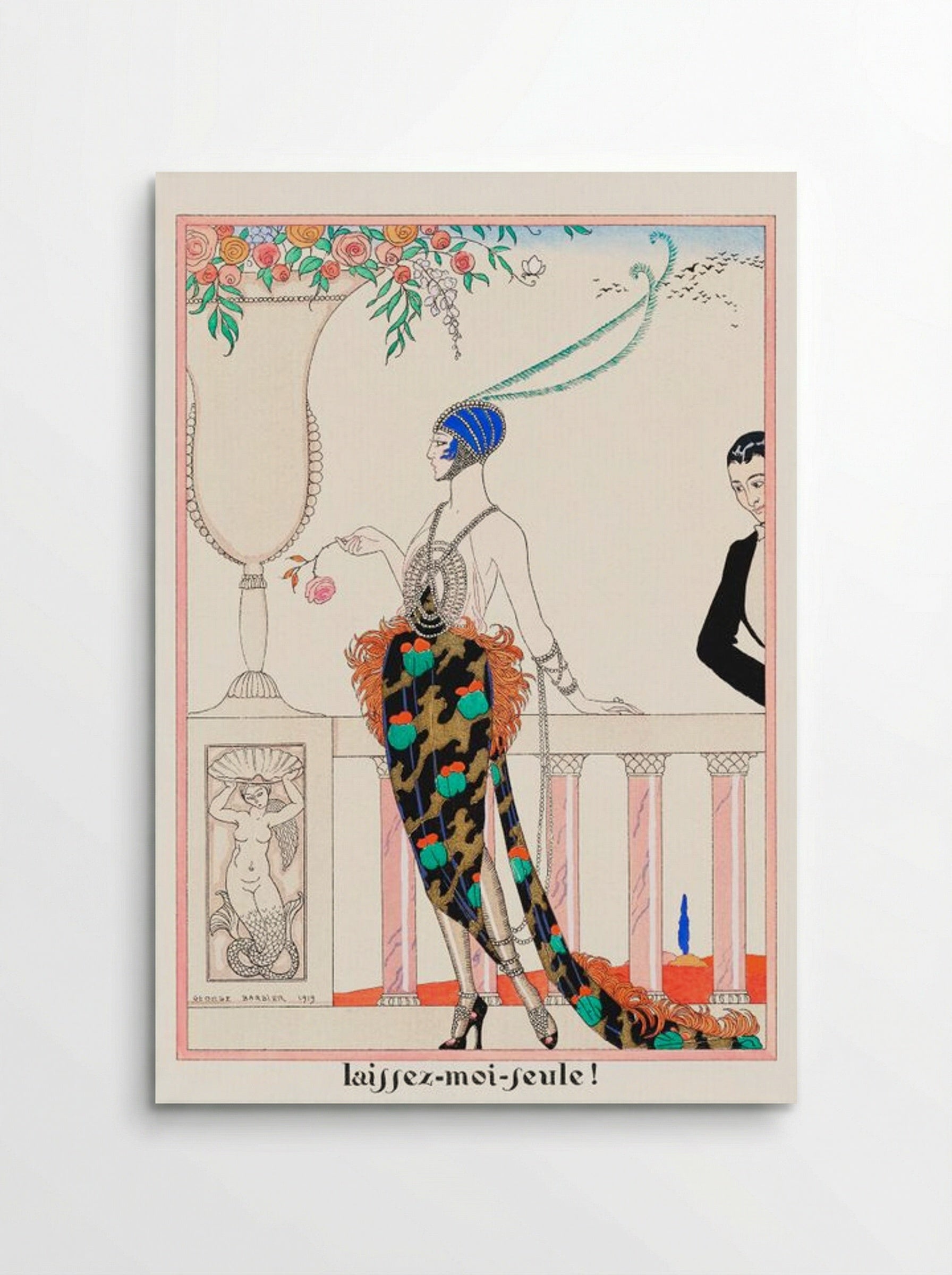 Laissez-moi Seule! (from Les Feuillets d'Art) - George Barbier - Poster