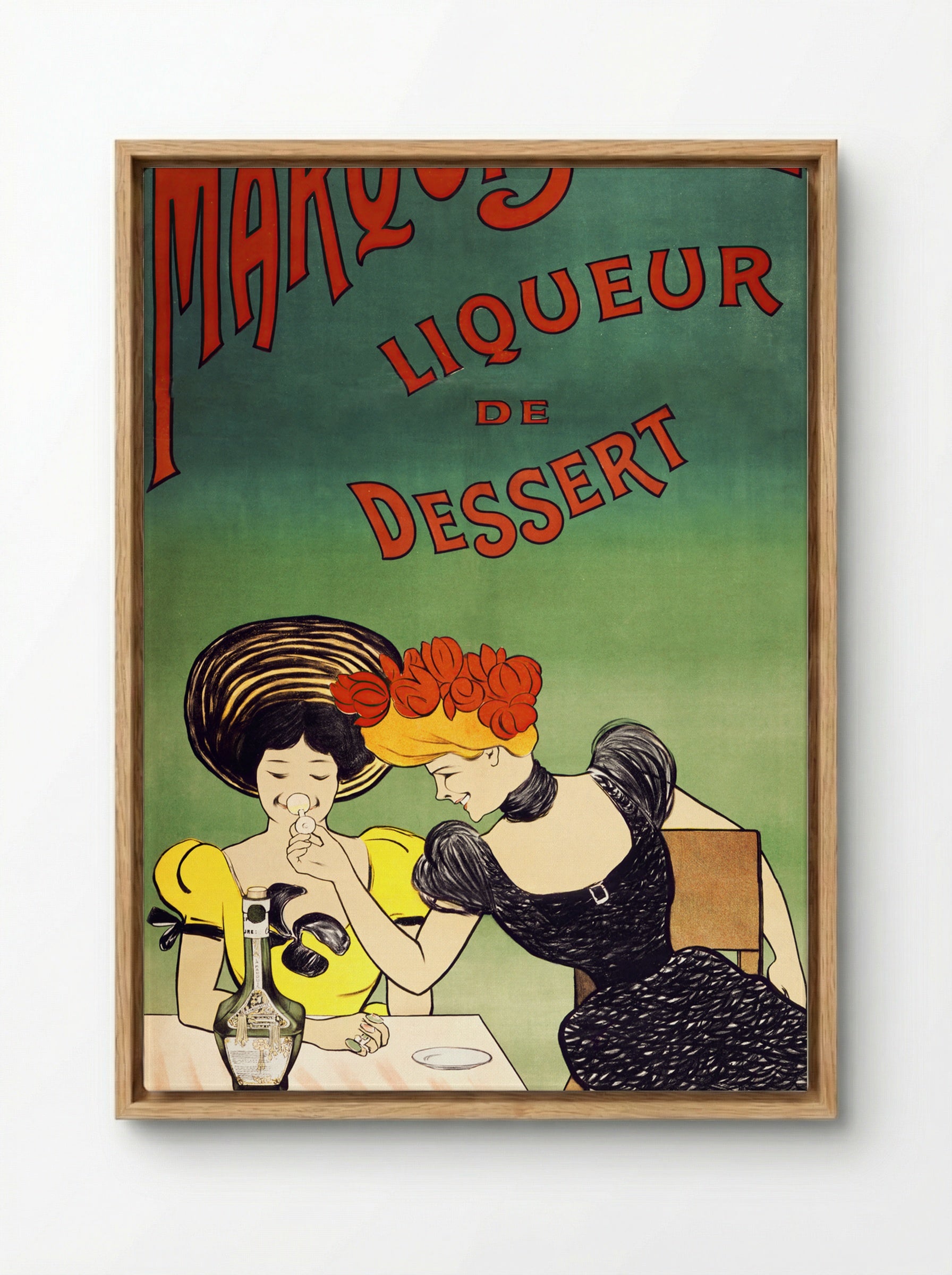 La Marquisette Liqueur de Dessert - Leonetto Cappiello - Framed Canvas Wood