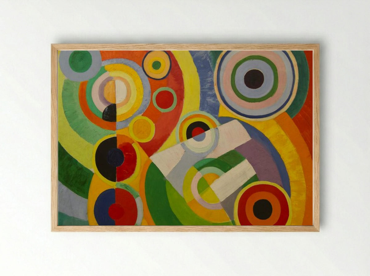 Rythme, Joie de vivre - Robert Delaunay - Framed Print Wood
