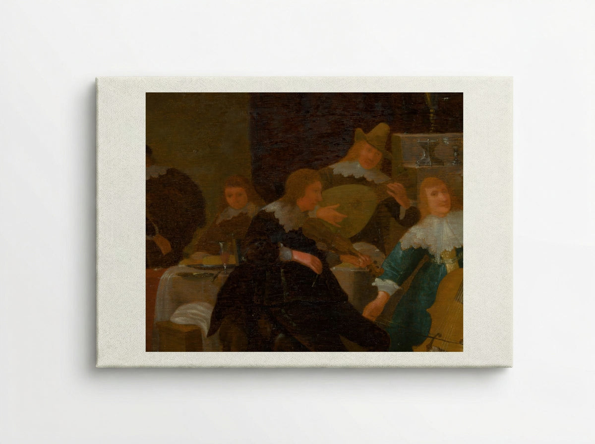 The Home Concert - Cornelis Saftleven - Canvas
