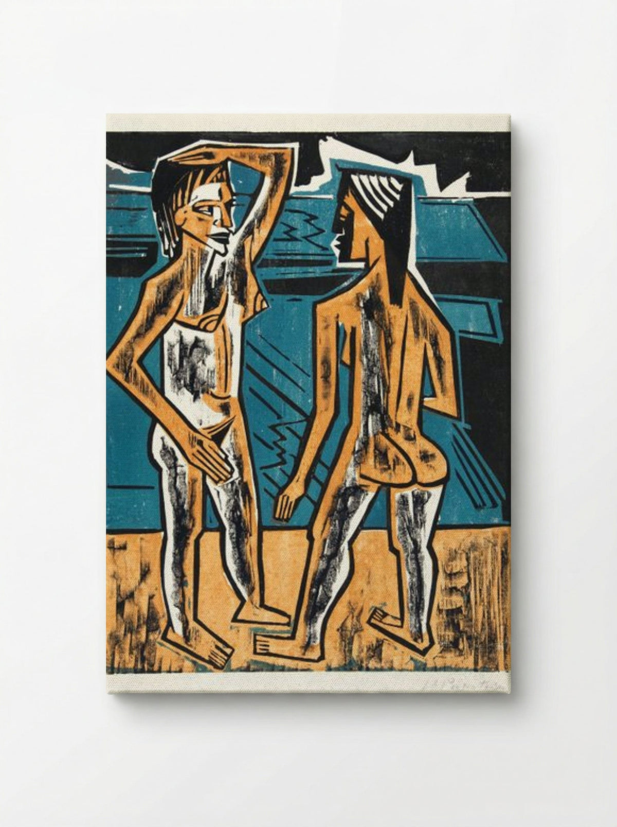 Two Standing Nudes - Max Pechstein - Canvas