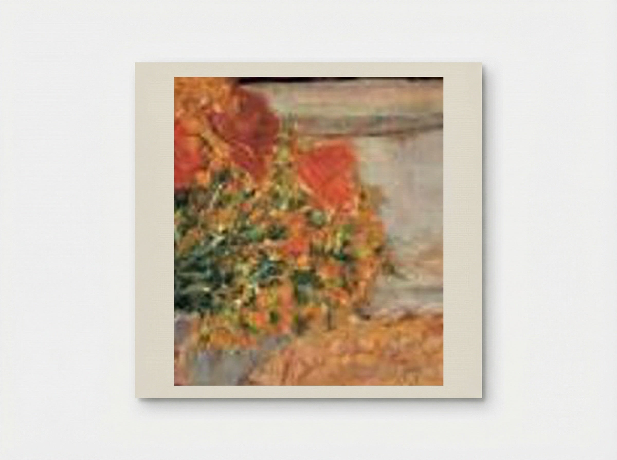Toilet with a Bouquet of Red and Yellow Flowers - Pierre Bonnard - Poster