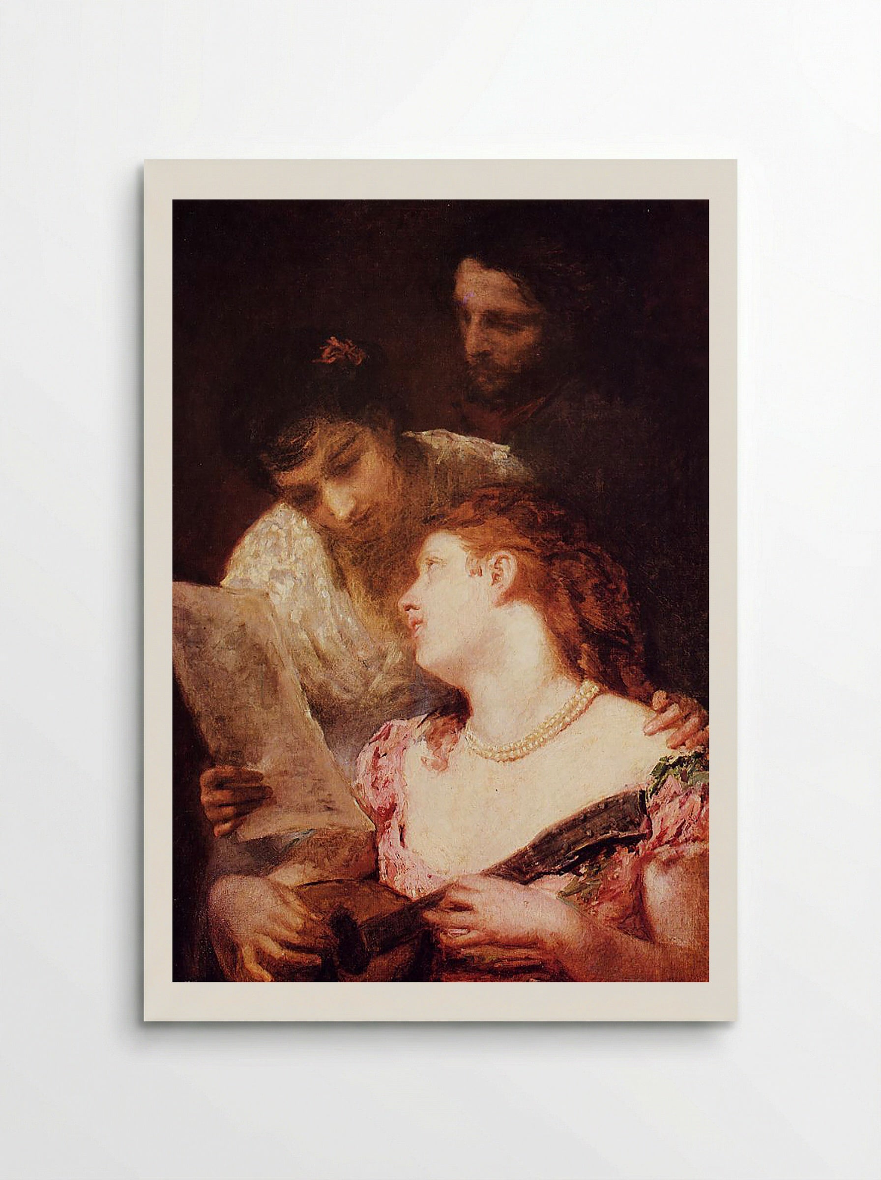 A Musical Party - Ford Madox Brown - Poster