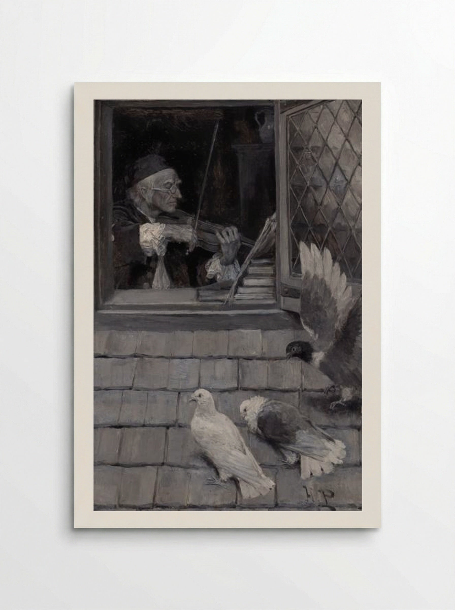 The Old Violin - Howard Pyle - Poster