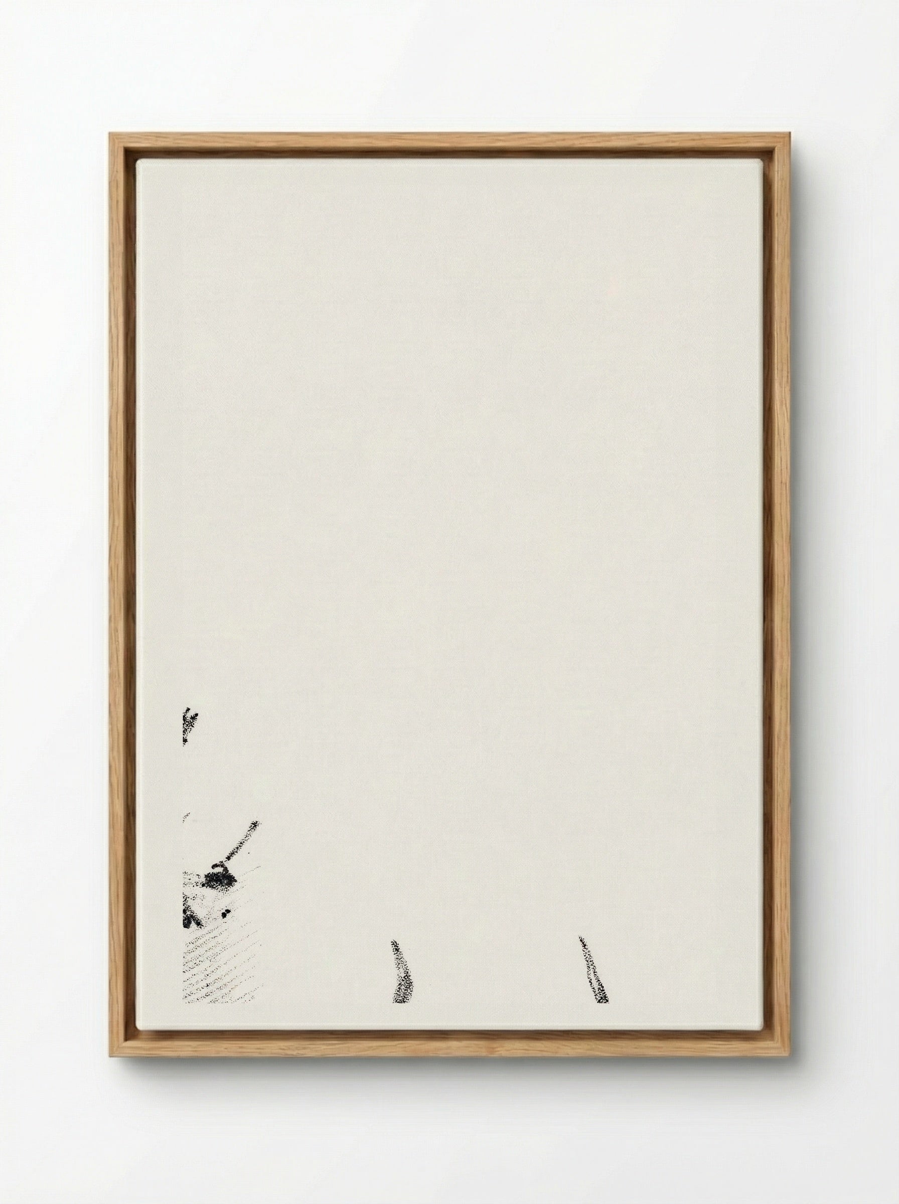 Menu Card with Teachers and Students - Theo van Hoytema - Framed Canvas Wood
