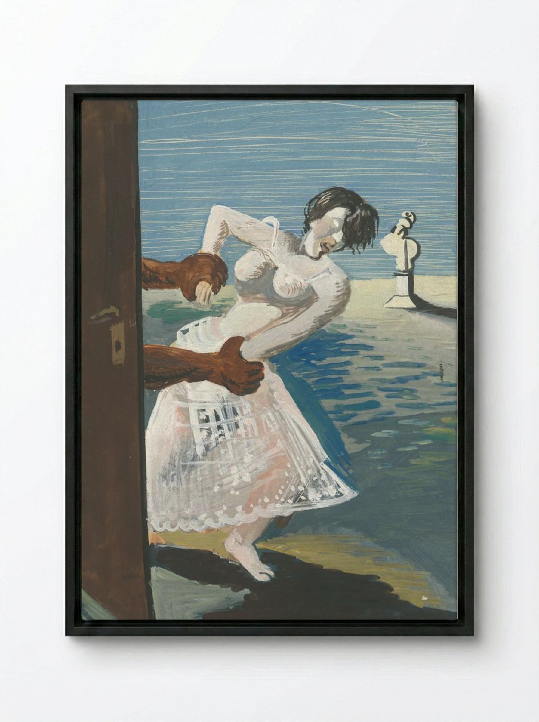 Embrace - Cyprián Majerník - Framed Canvas Black