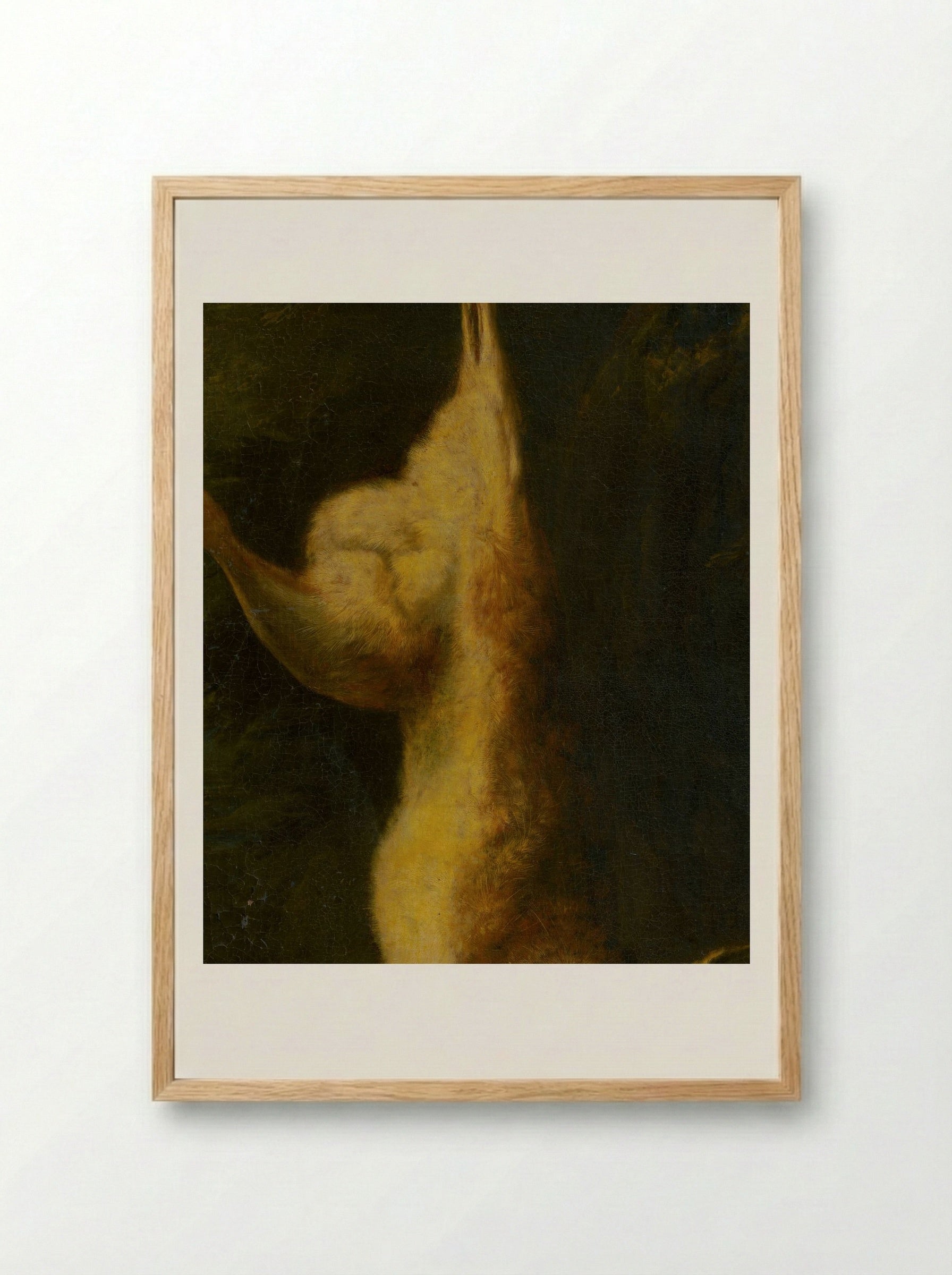 Still Life with Hare - Jean-Baptiste Oudry - Framed Print Wood