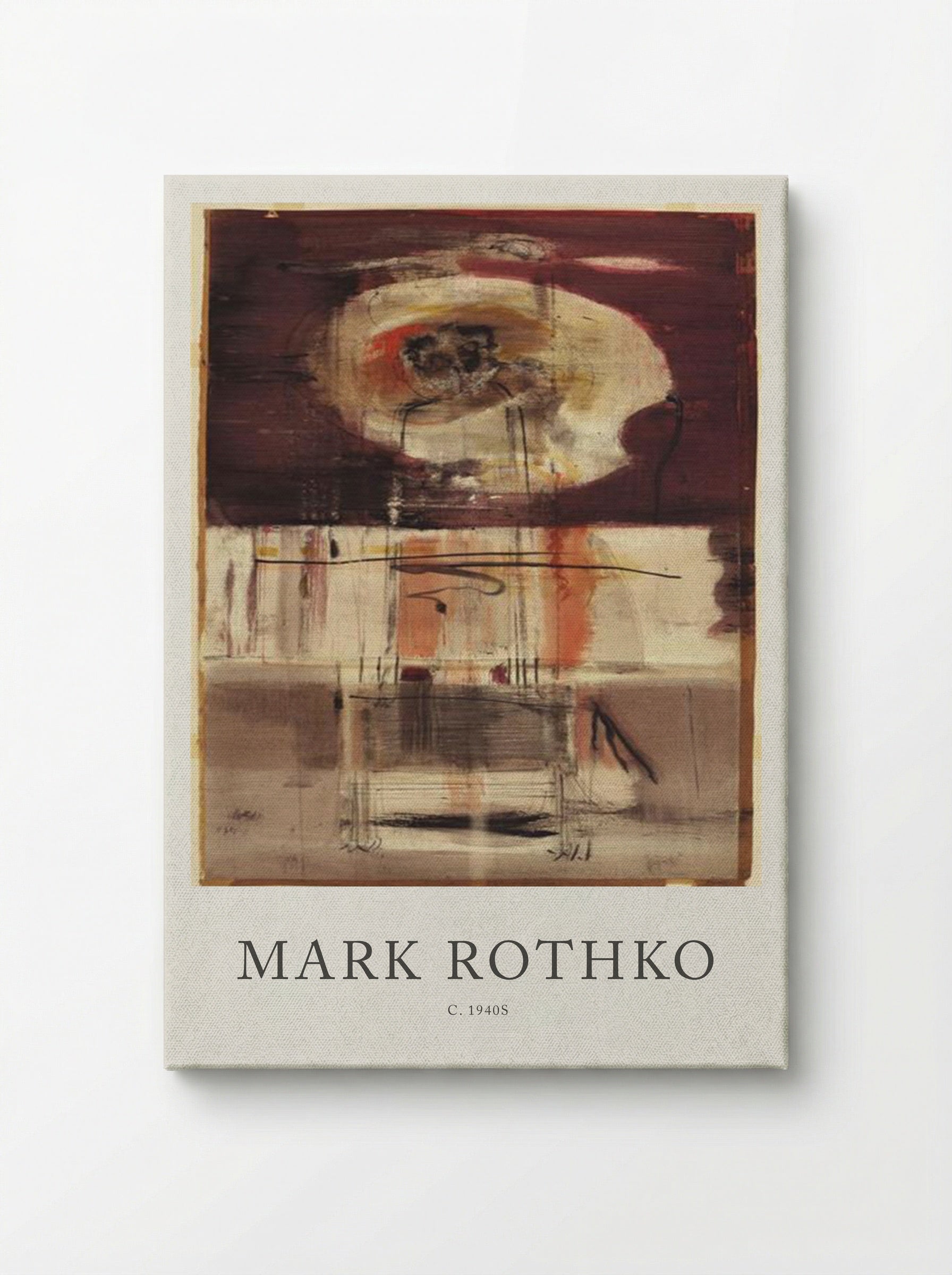 Untitled (Abstract Composition, c. 1940s) - Mark Rothko - Canvas