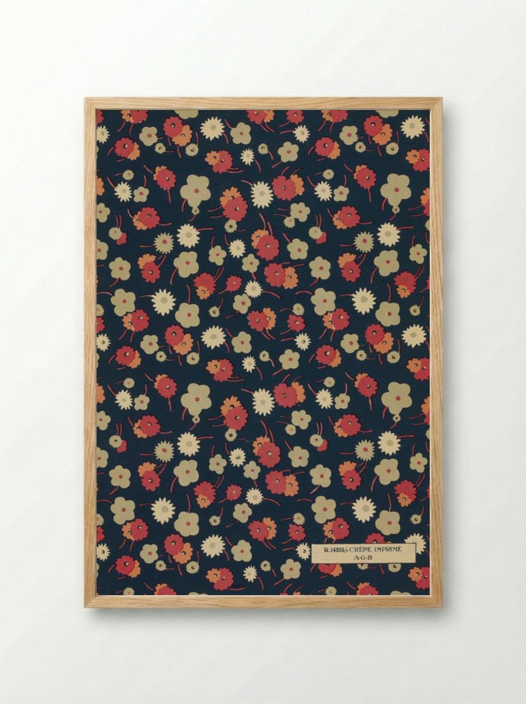 Feuillets de l'Élégance Féminine - Charles Goy - Framed Print Wood